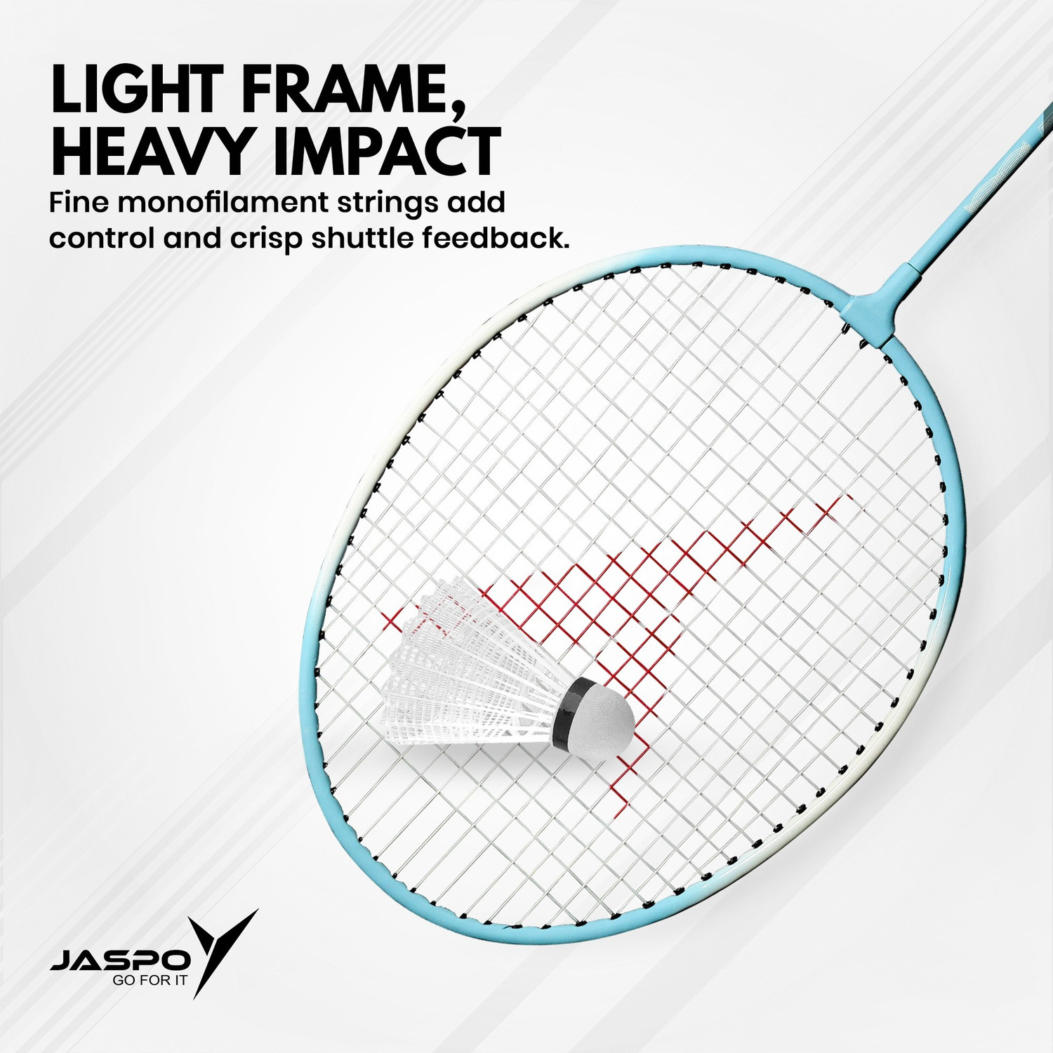 Image of Jaspo Proxcel-1103 Badminton Kit |Steel Frame Racquets with Shuttlecocks| Lightweight| Badminton Kit