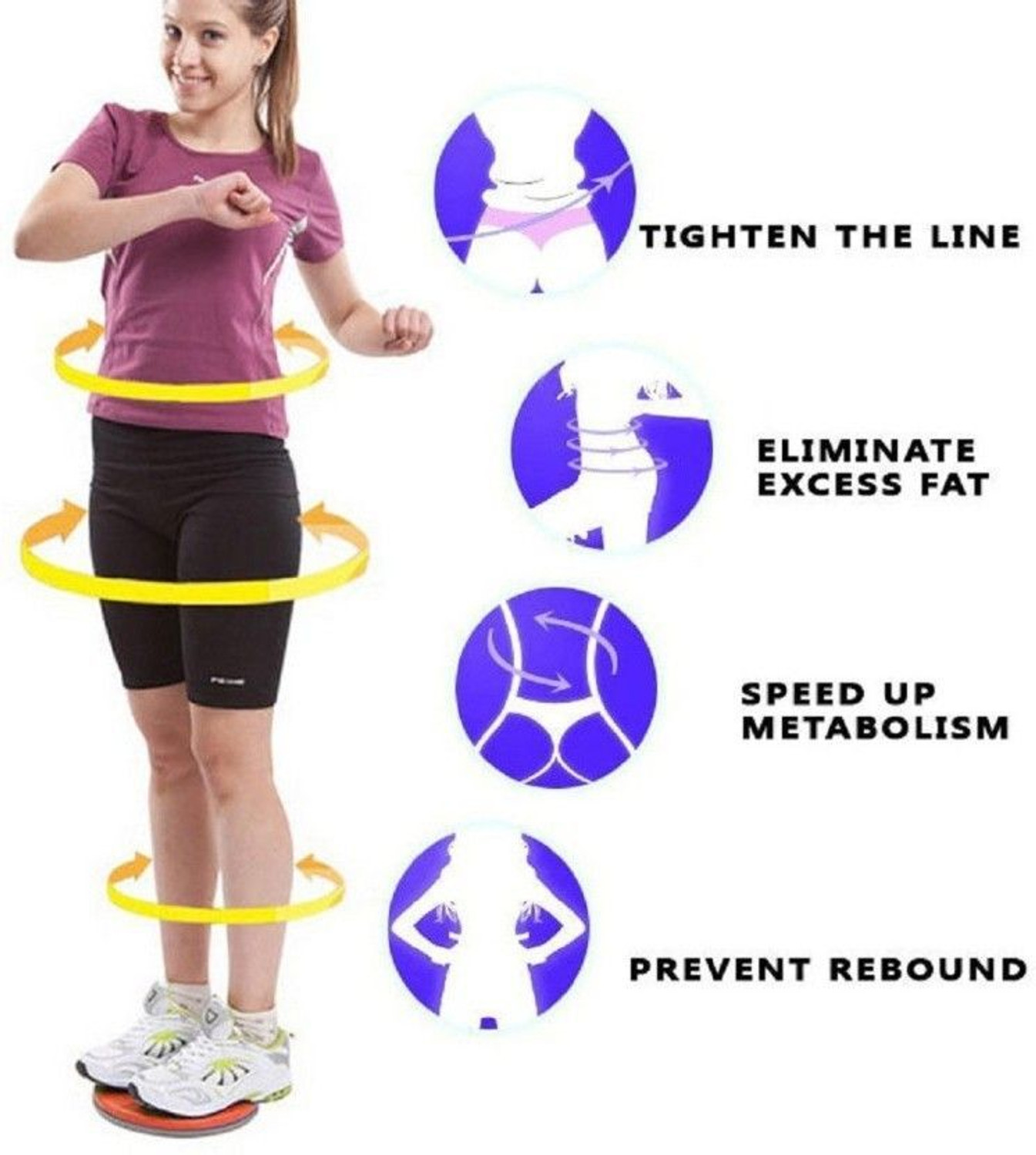Image of Shopeleven tummy trimmer and twister combo for muscle building and toning Home Gym Kit-535 Ab Exerciser (Multicolor)