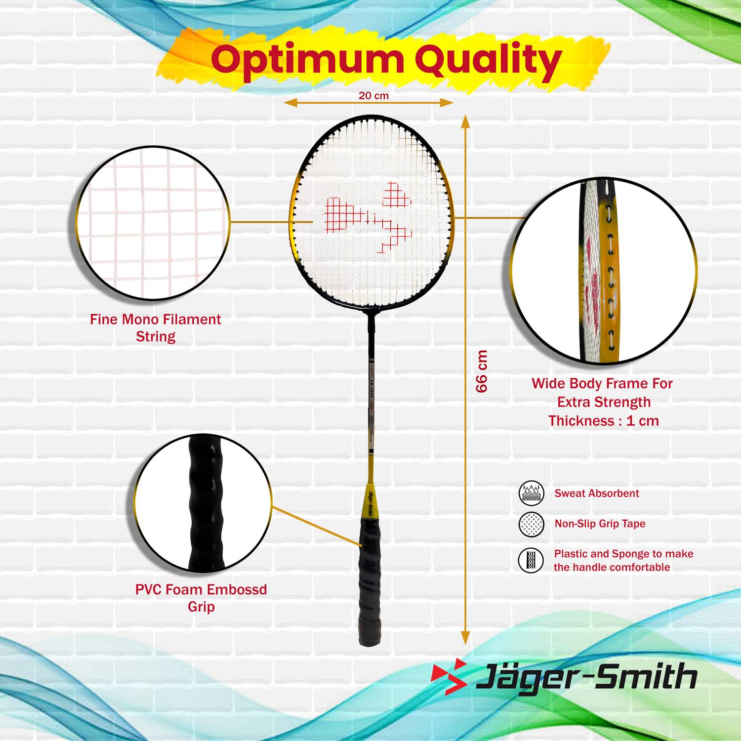 Jager-Smith PB-2000 Combo Badminton Kit - Image 5