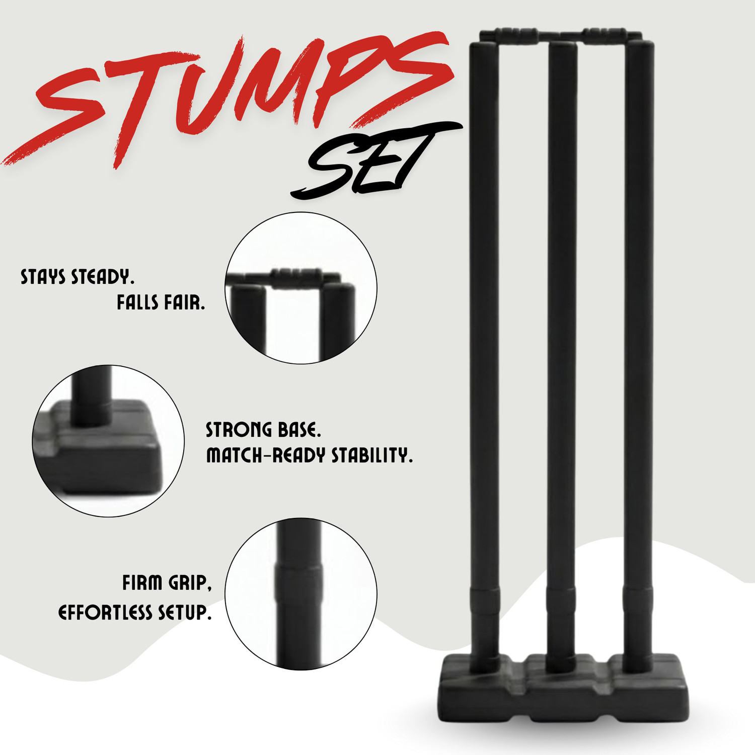 Image of STRENIX 8 No Cricket Set Fiber Chase Master | Bat+Stumps+Ball+Bag+Gloves Cricket Kit