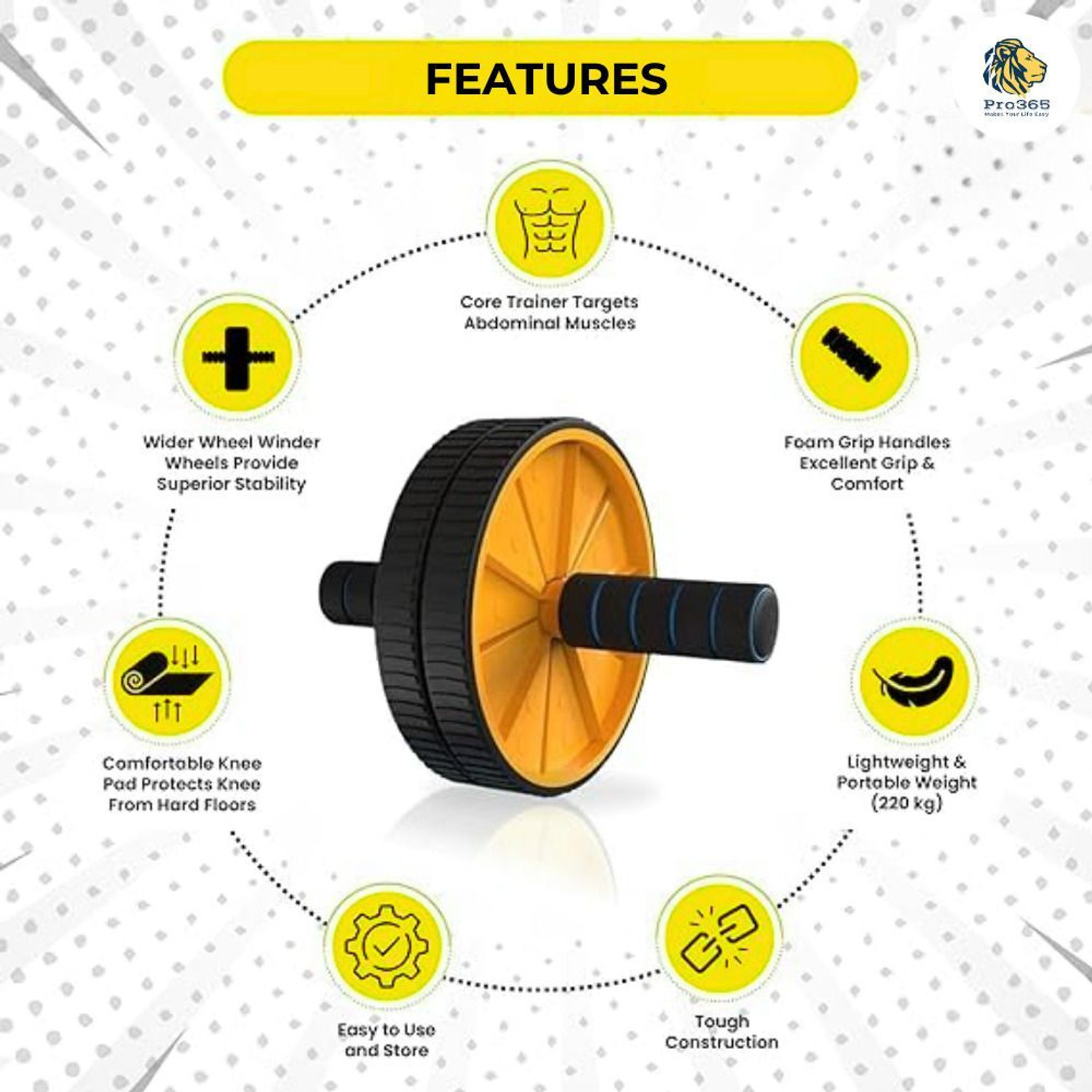 Image of PRO365 Ultimate Fitness Pro Kit: Premium Items for Strength and Cardio Fitness Accessory Kit Kit