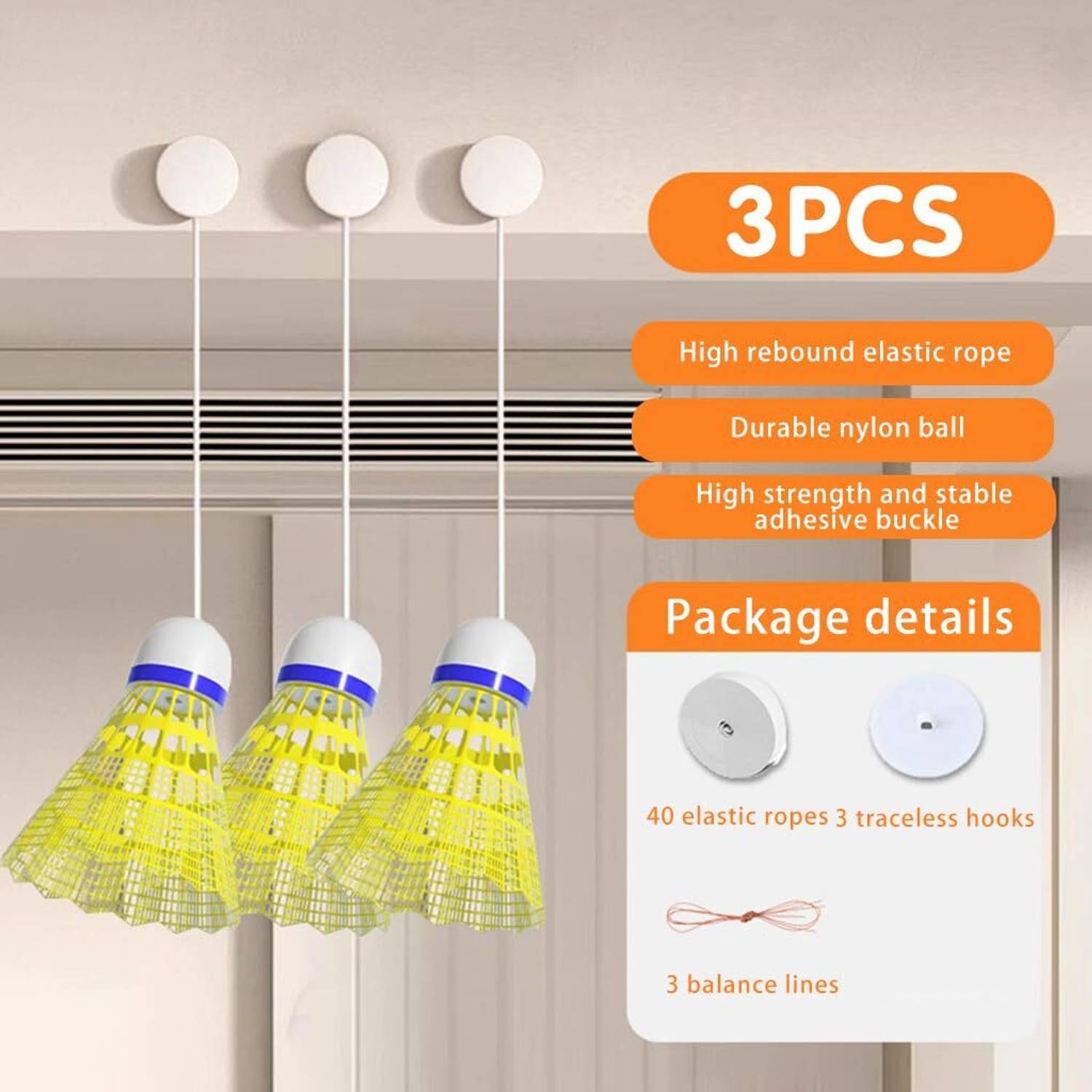 Qpets Badminton Trainer Device Set - Image 3