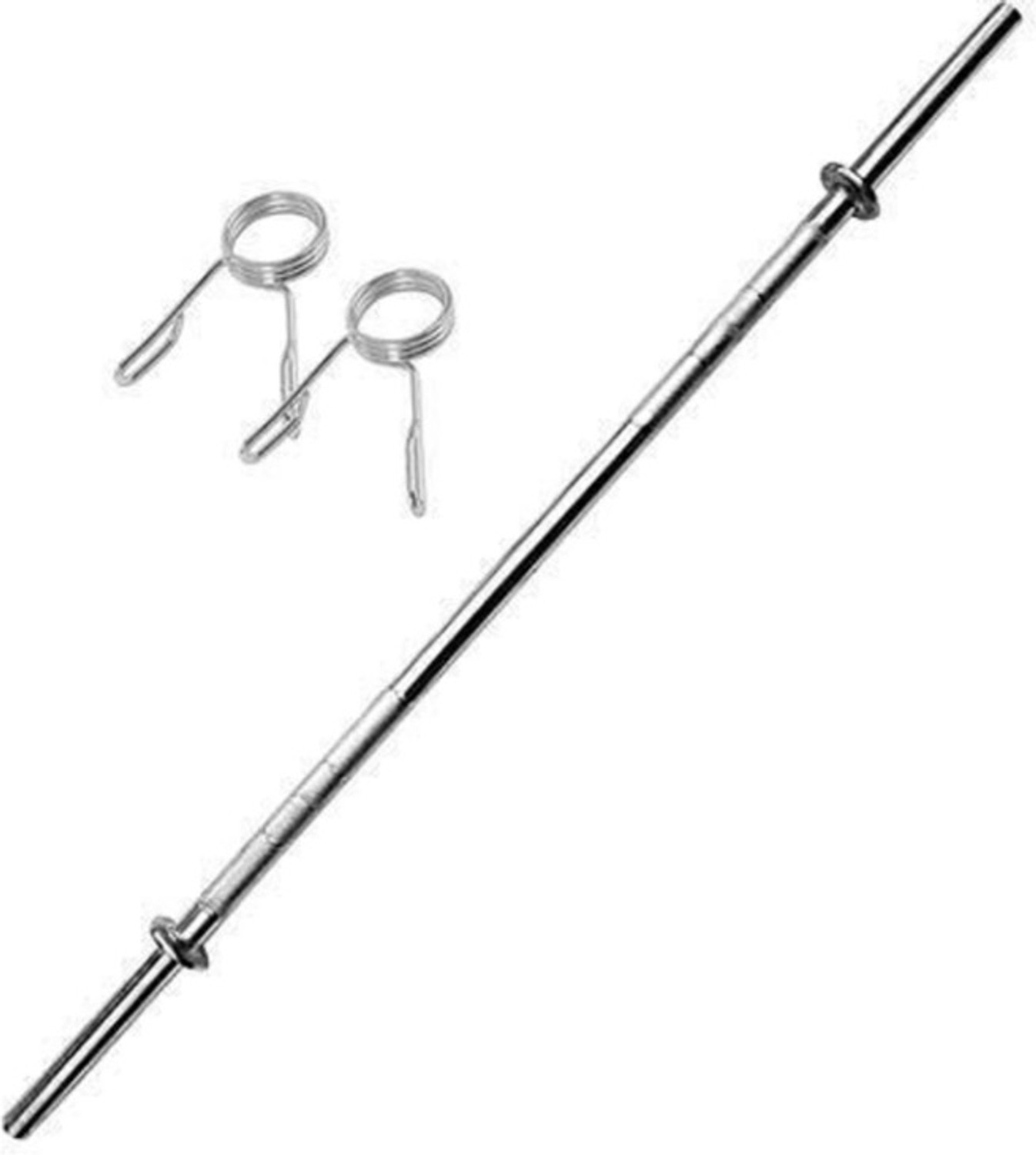 Image of BELLATRIX X 3ft curl rod 1 pair dumbell rod 20kg pvc plate-accessories Black Bar & Plate Combo