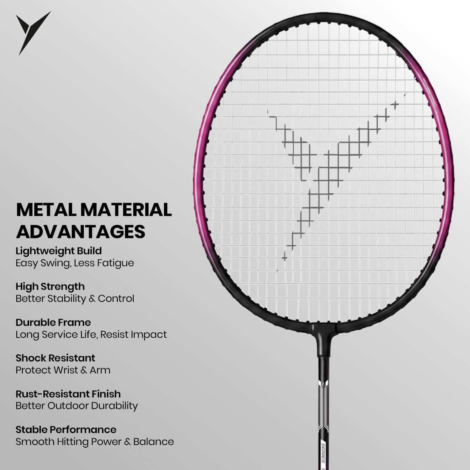 Image of Jaspo Proxcel-1102 Badminton Kit|Lightweight Metal Badminton Racket with Shuttlecocks| Badminton Kit