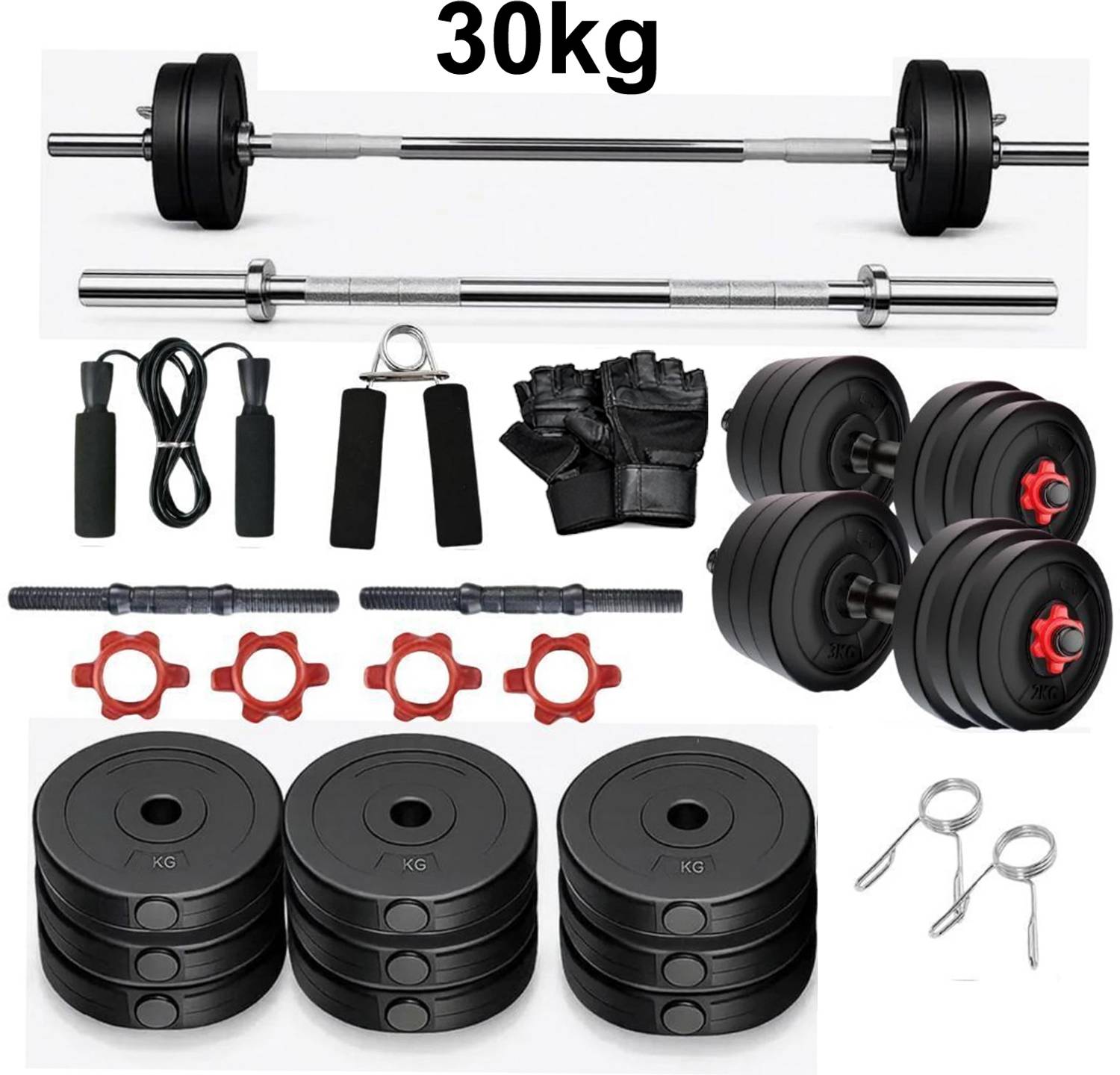 DCS Pro 30 kg Home Gym Combo - Image 1