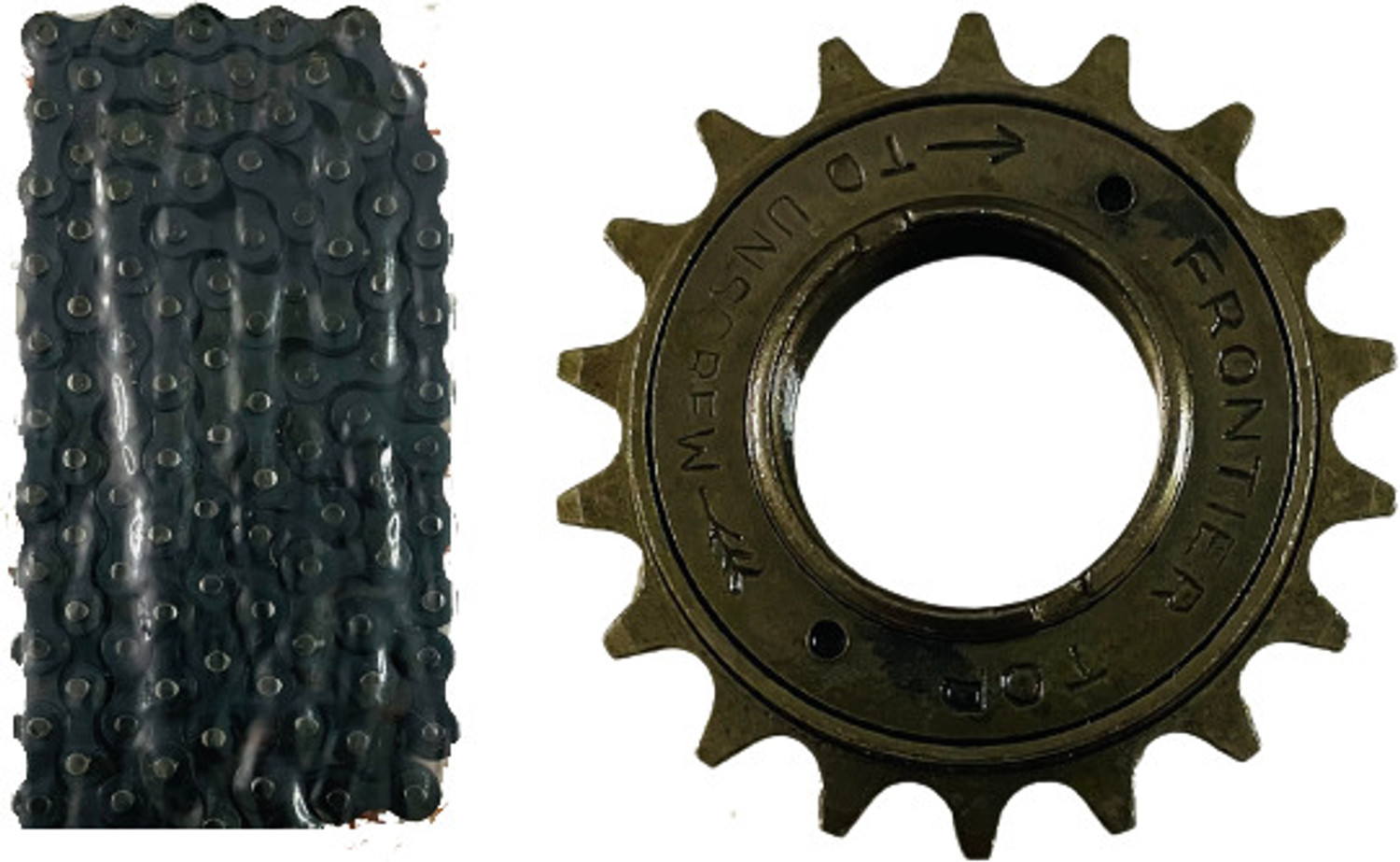 Image of ShreNik Bicycle Chain Freewheel Single Speed Non Gear Cycles Bicycle Brake Disk