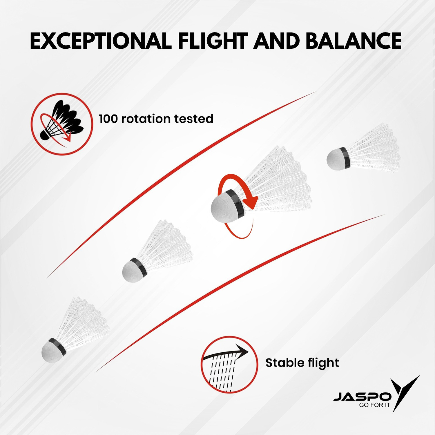 Image of Jaspo Proxcel-1103 Badminton Kit |Steel Frame Racquets with Shuttlecocks| Lightweight| Badminton Kit