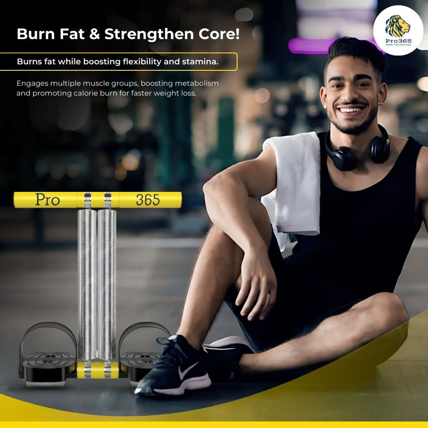 Image of PRO365 Ultimate Fitness Pro Kit: Premium Items for Strength and Cardio Fitness Accessory Kit Kit