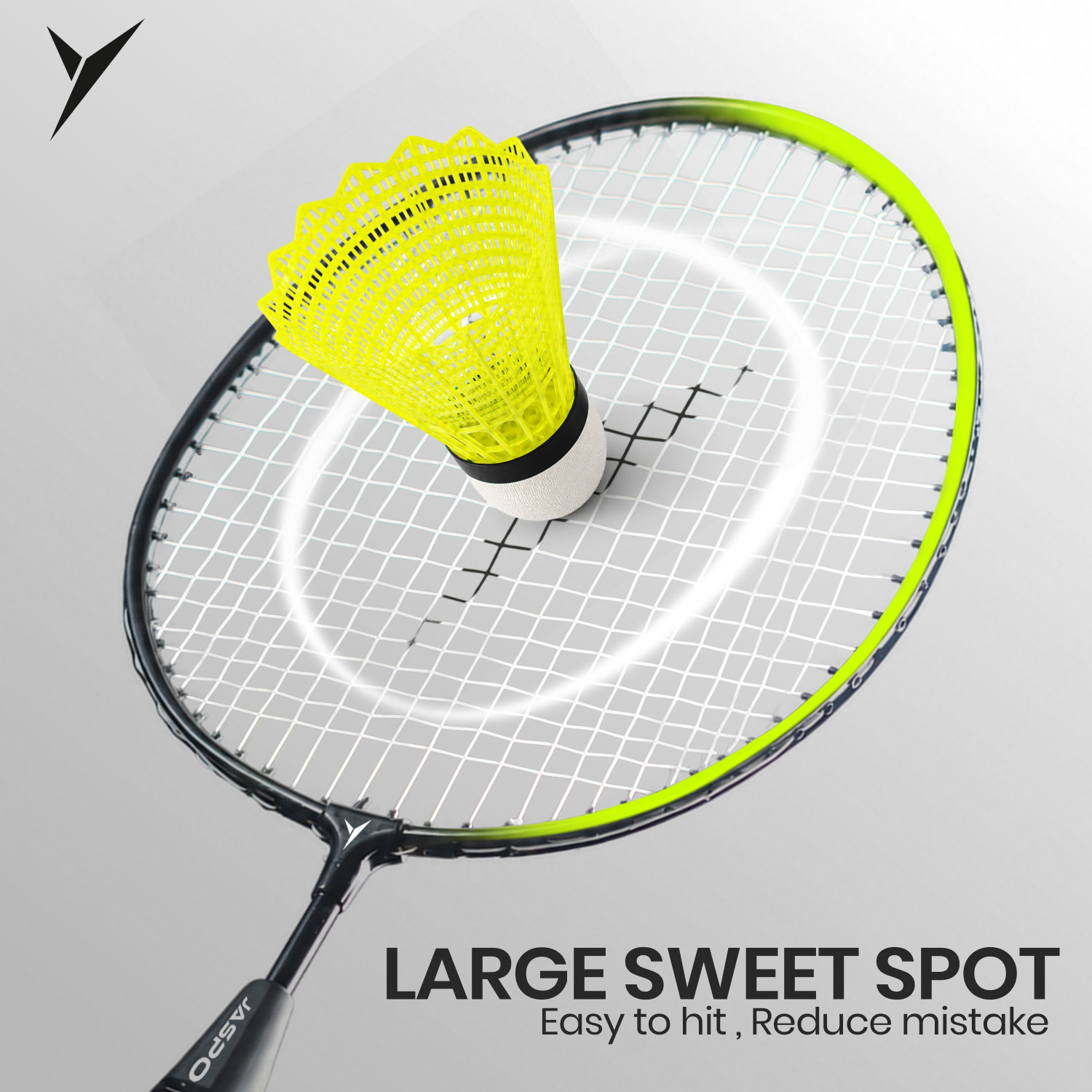 Image of Jaspo Kidzy Steel Badminton Racquet Set with 6pc.Nylon Shuttlecock. Badminton Kit