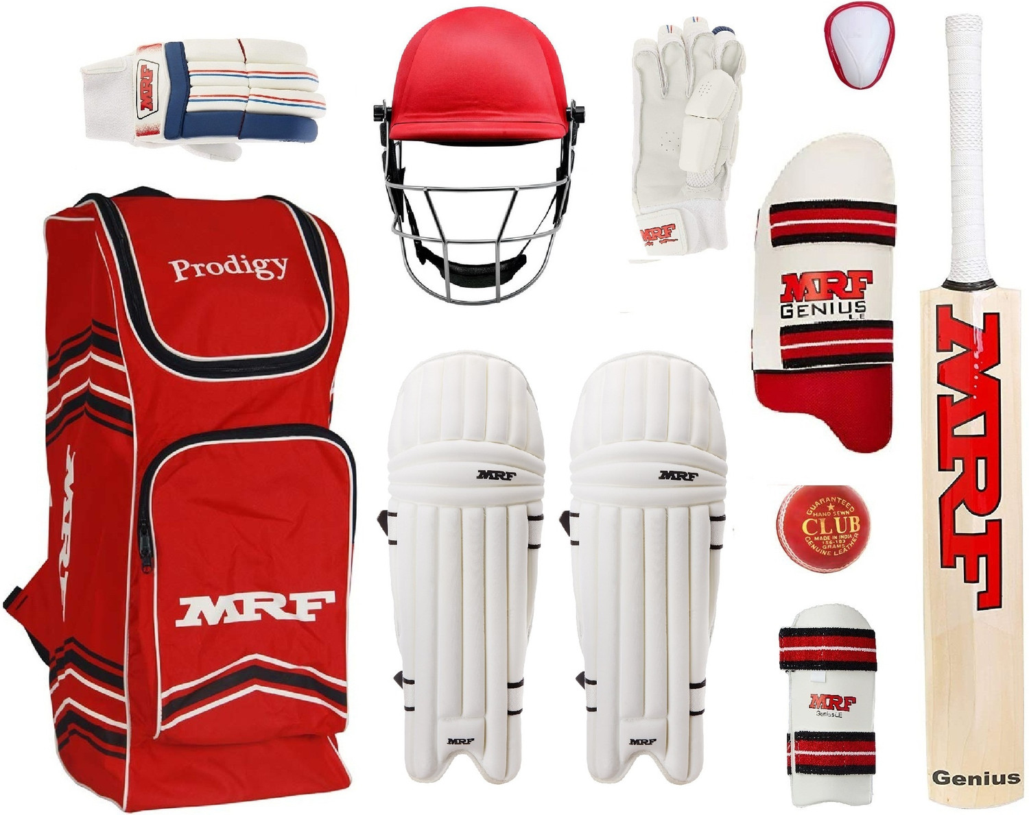 Image of HF MRF GRAND Virat Kolhi VK-18 Set of 6 NO ( Ideal For 11-14 Years ) Complete Cricket Kit