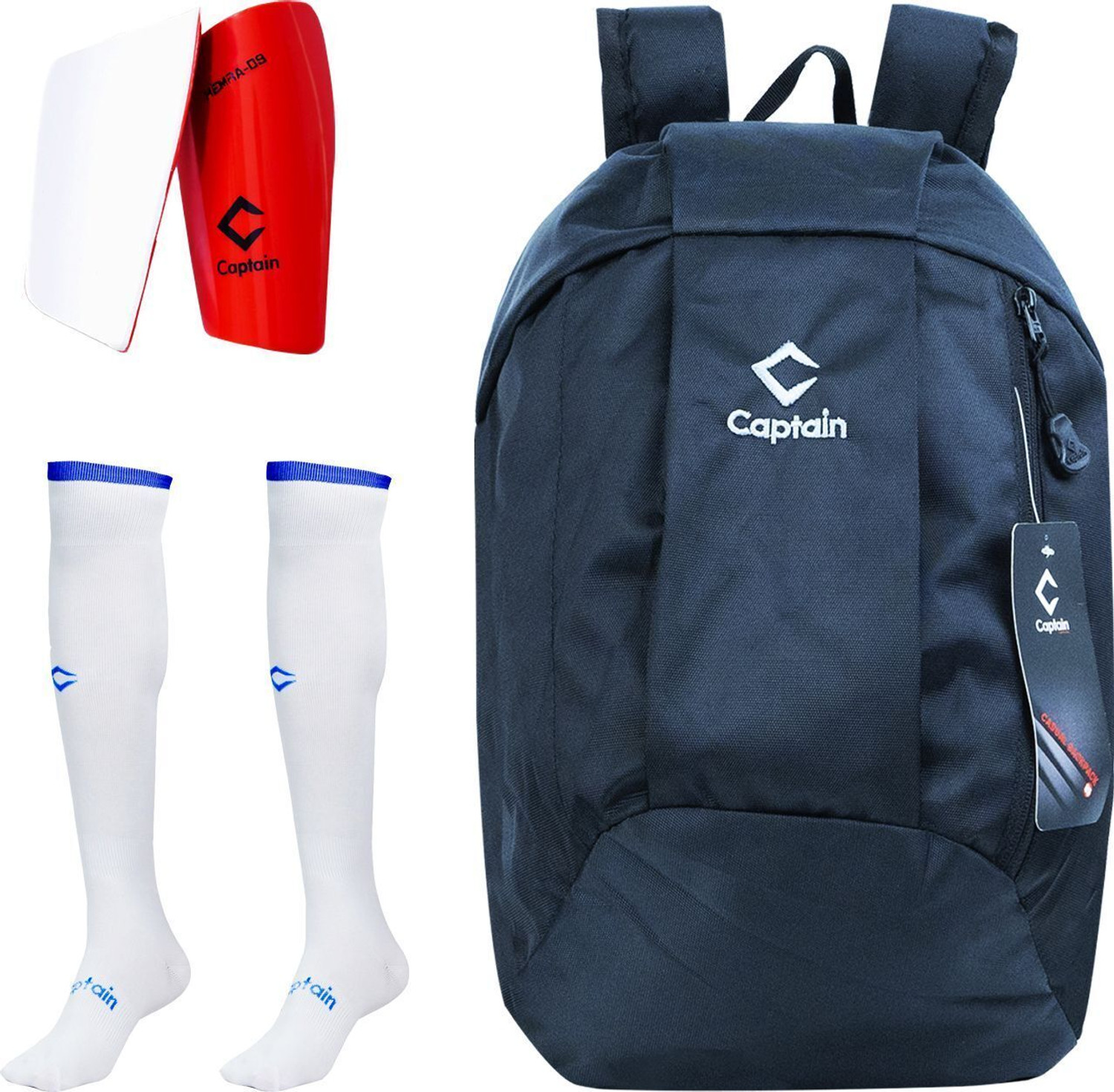Image of CAPTAIN KIT COMBO FOOTBALL SOCKS WITH SHINGUARDS Football Kit