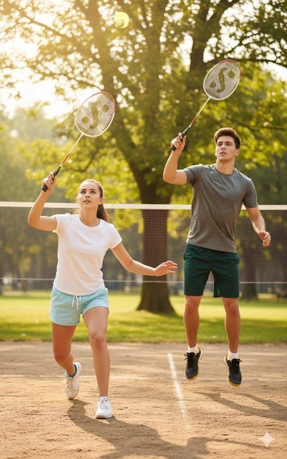 Luster Single Shaft Badminton Racket with 3 Shuttles - Image 4