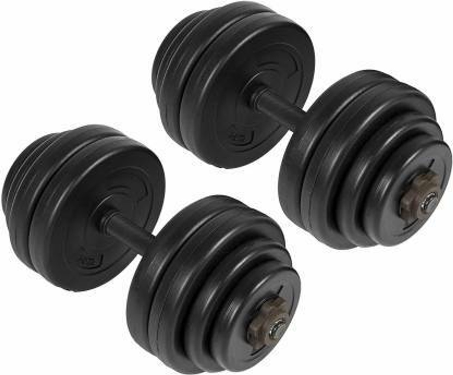 Image of L'AVENIR FITNESS 18kg (2.5kg*4 + 2kg*4) PVC Weight Plates Dumbbell Set Adjustable Dumbbell