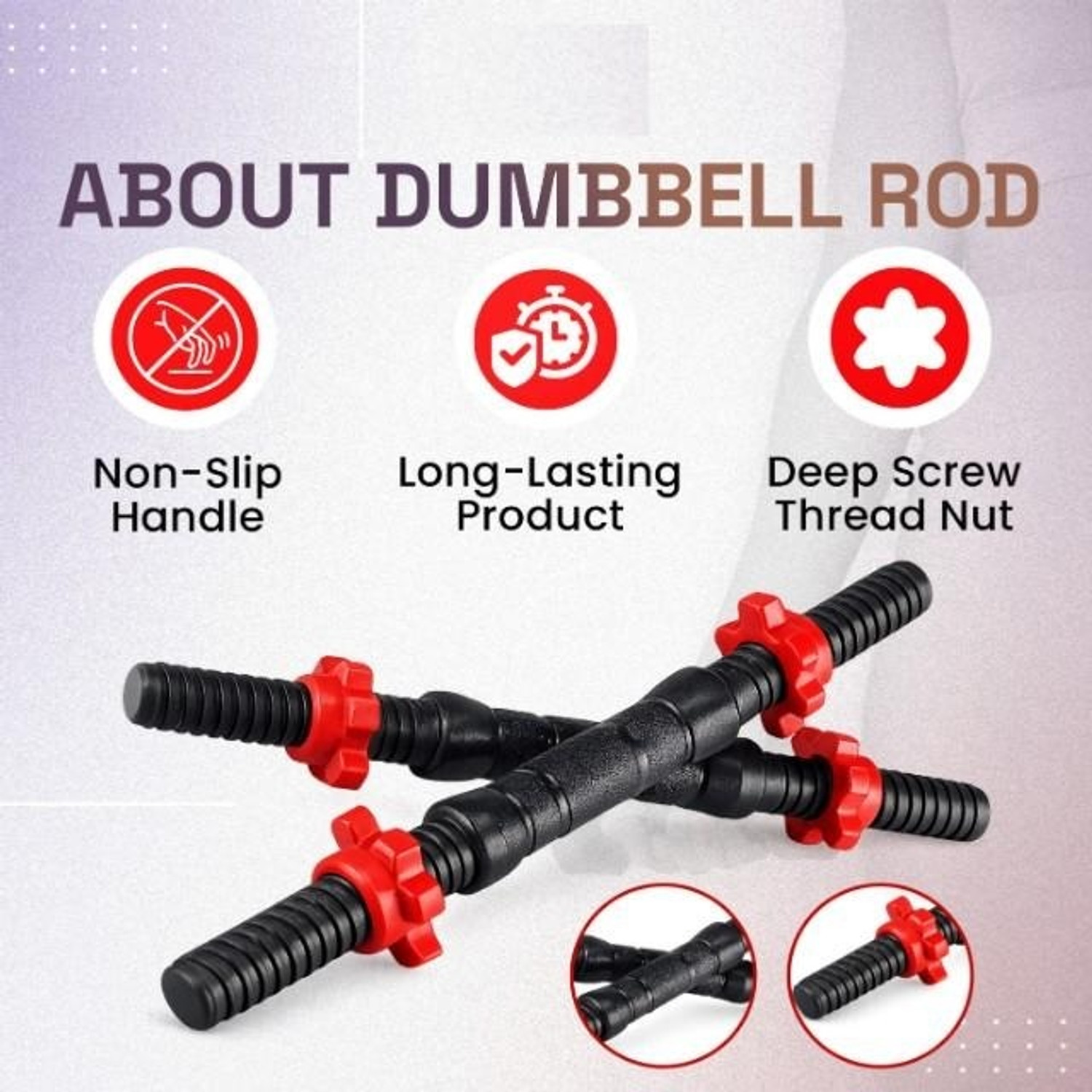 Image of Rihaanfit 40KG Dumbbell -76 Fitness Accessory Kit Kit