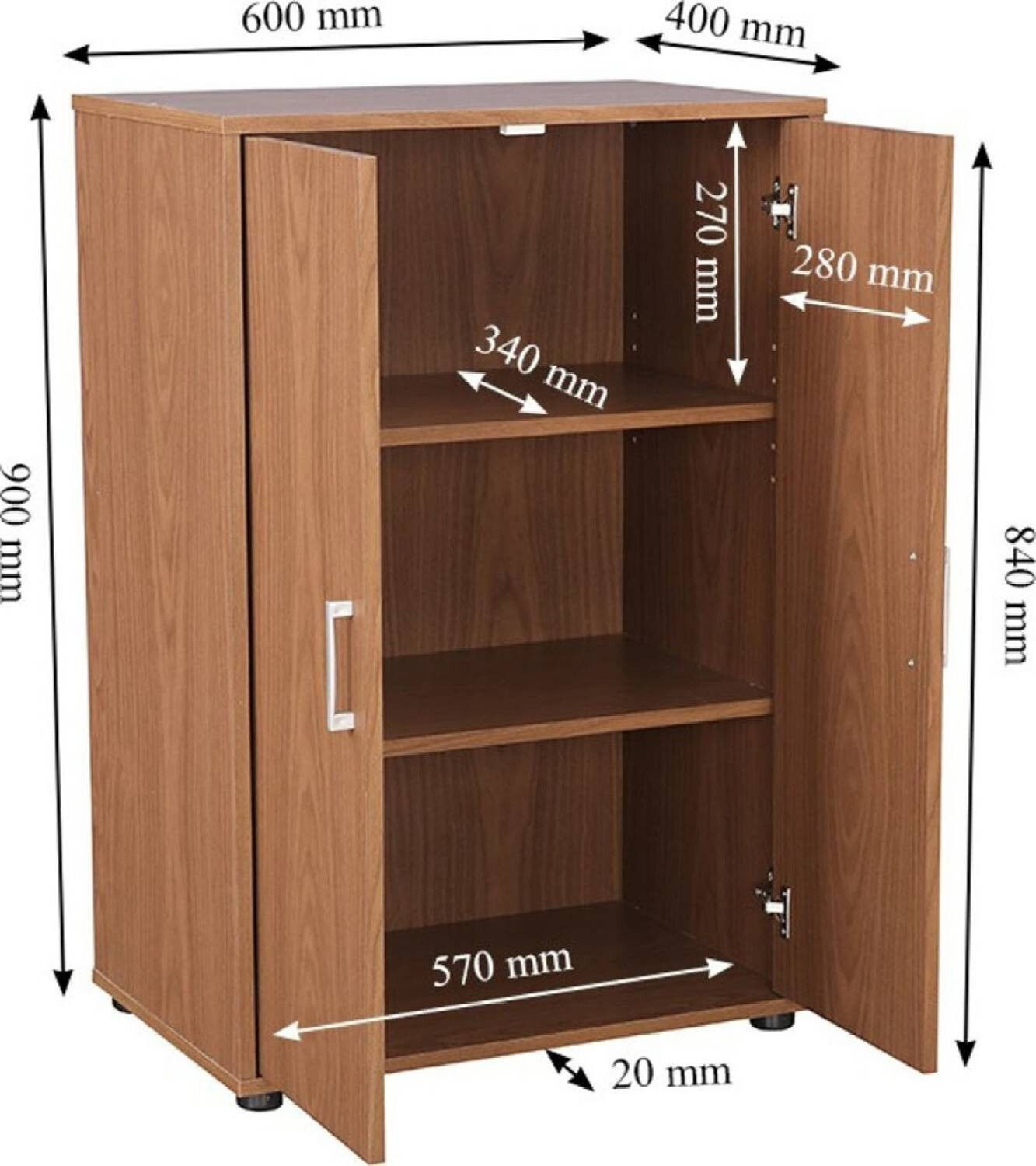 Image of Floresta Wud Engineer Wood Kitchen Cabinet|Wooden Kitchen Rack|Kitchen Cabinet|Cabinet Shelf| Engineered Wood Kitchen Cabinet
