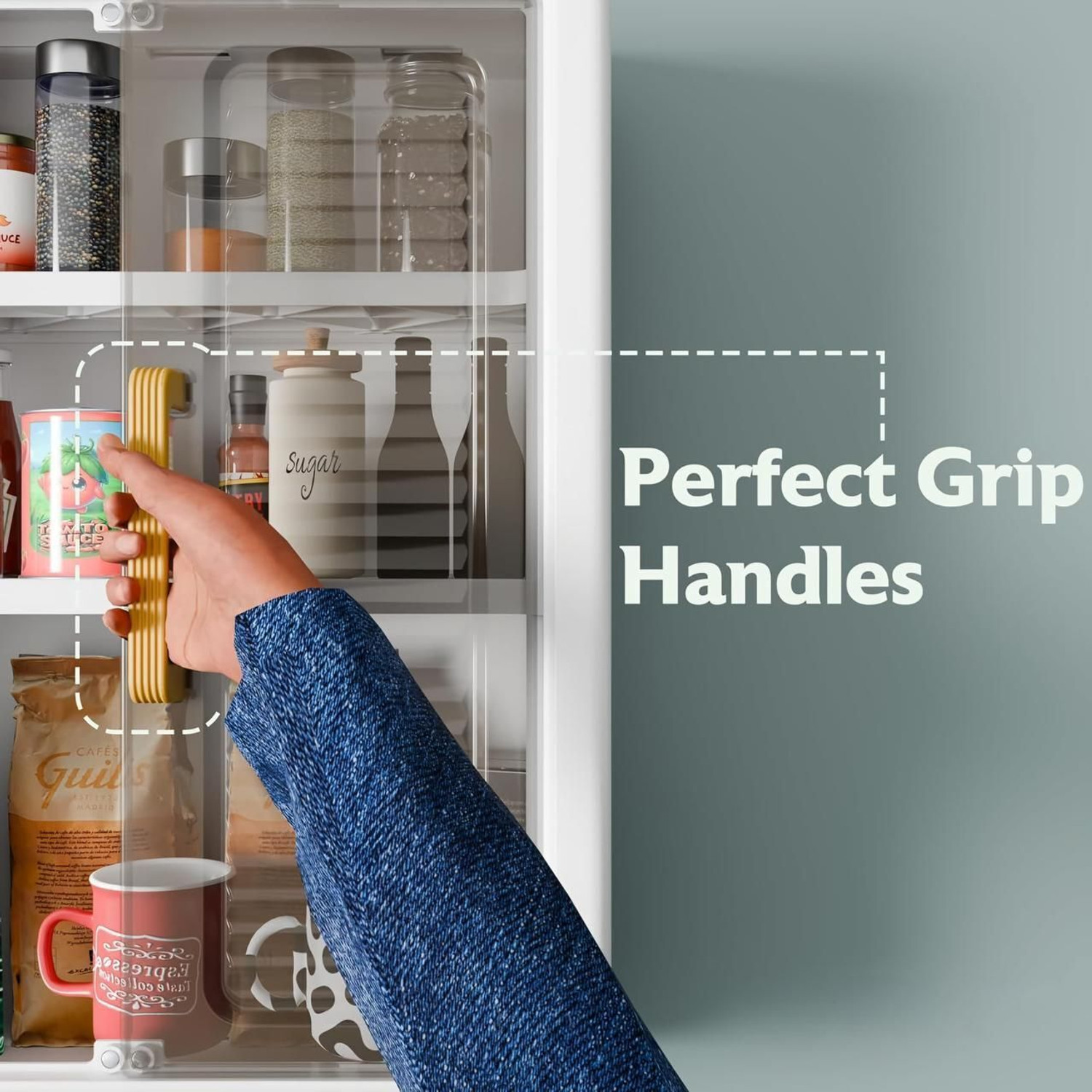 Image of PRIME WELL Wall Mounted Storage Cabinet for Kitchen & Bathroom, Plastic Kitchen Cabinet