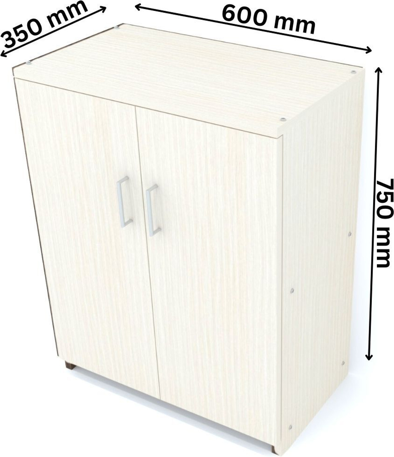 Image of SPECIALITY PANELS 2 Doors with 4 Shelfs Multipurpose Cabinet with Termite Resistance Engineered Wood Kitchen Cabinet