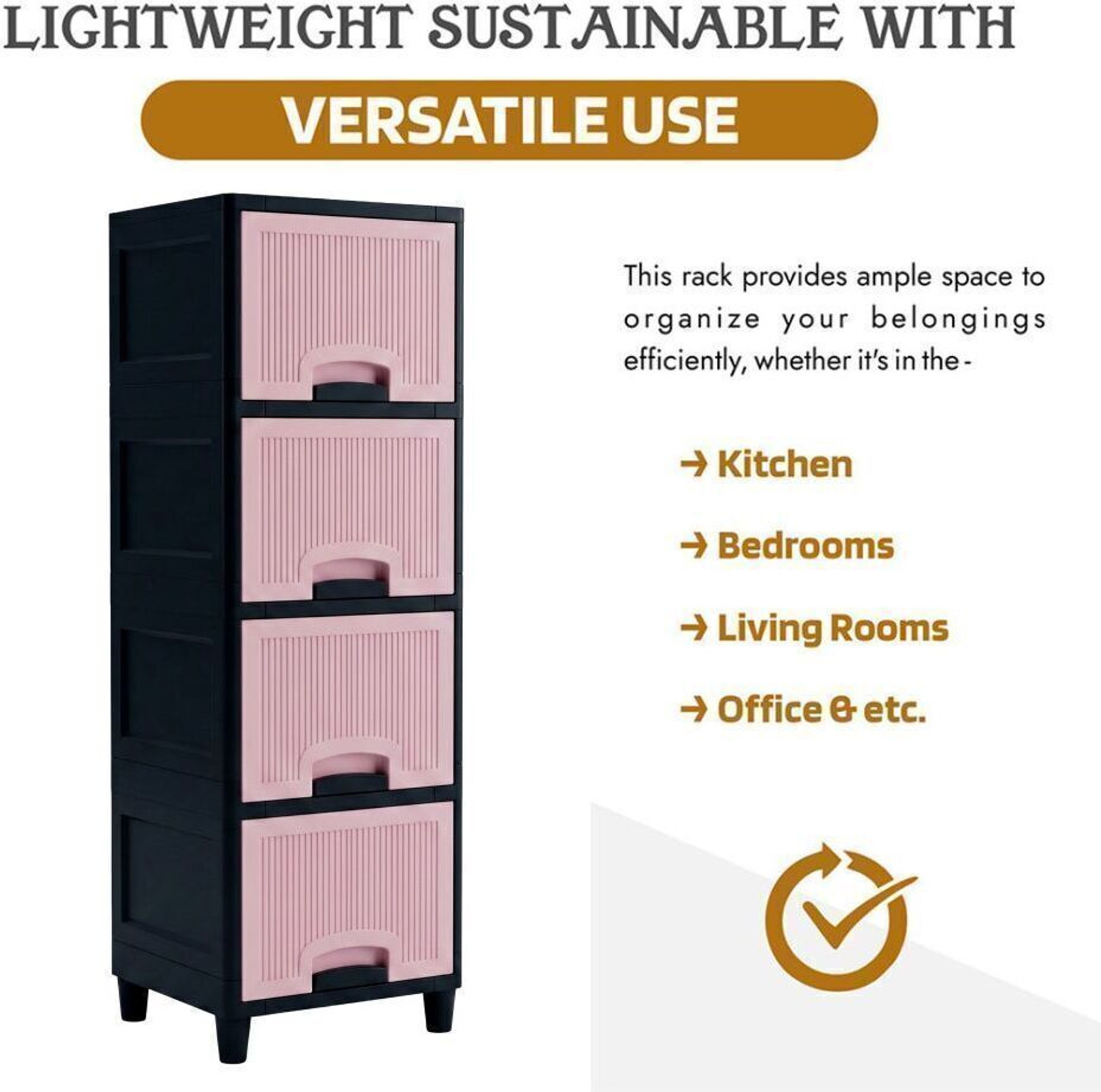 Image of MAXTID Multi Layer Storage Cabinet Storage Box Storage Box