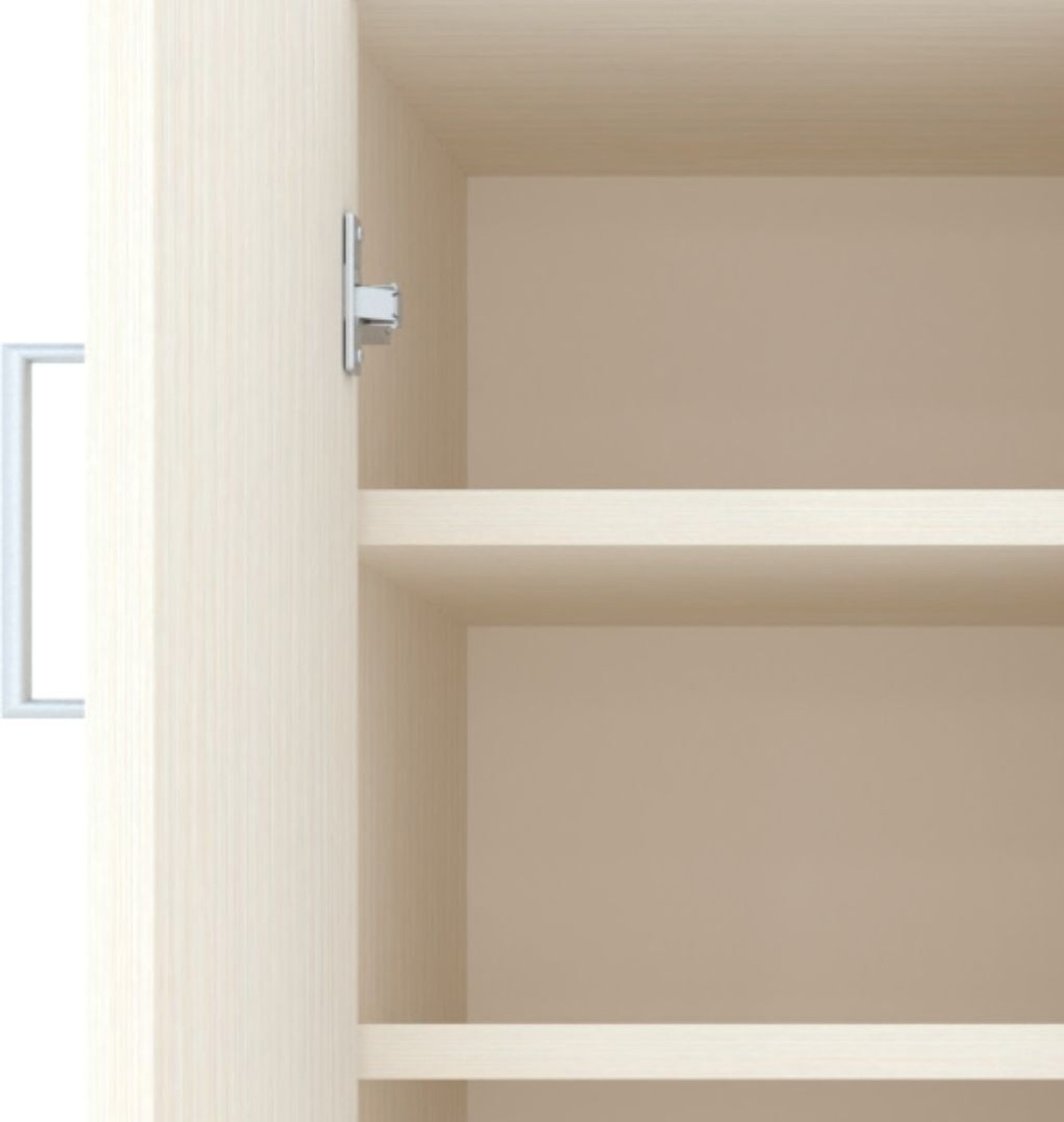 Image of SPECIALITY PANELS 2 Doors with 4 Shelfs Multipurpose Cabinet with Termite Resistance Engineered Wood Kitchen Cabinet