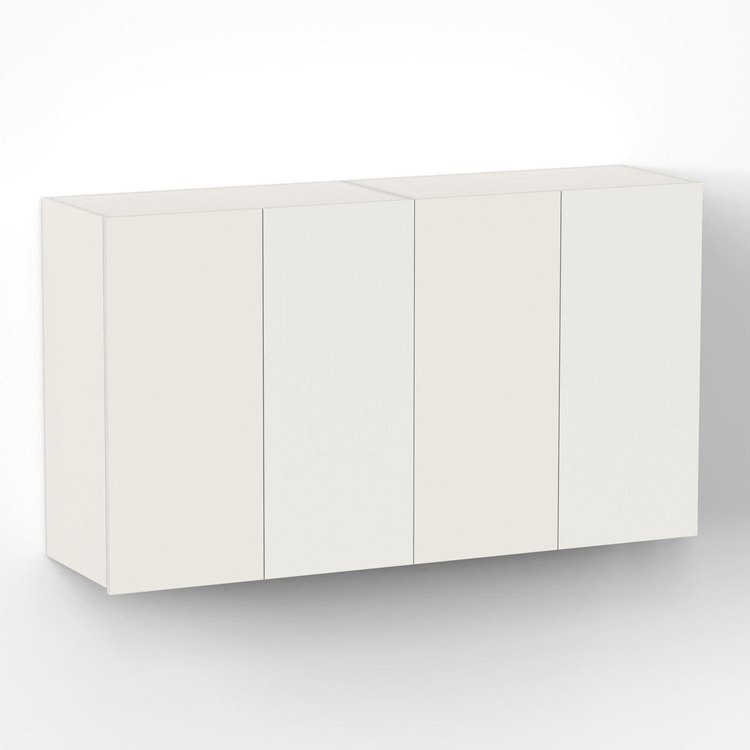 Image of BLUEWUD Opryt Set of Two Wall Mount Kitchen Storage Cabinet for Utensils, Jars, Spices Engineered Wood Kitchen Cabinet