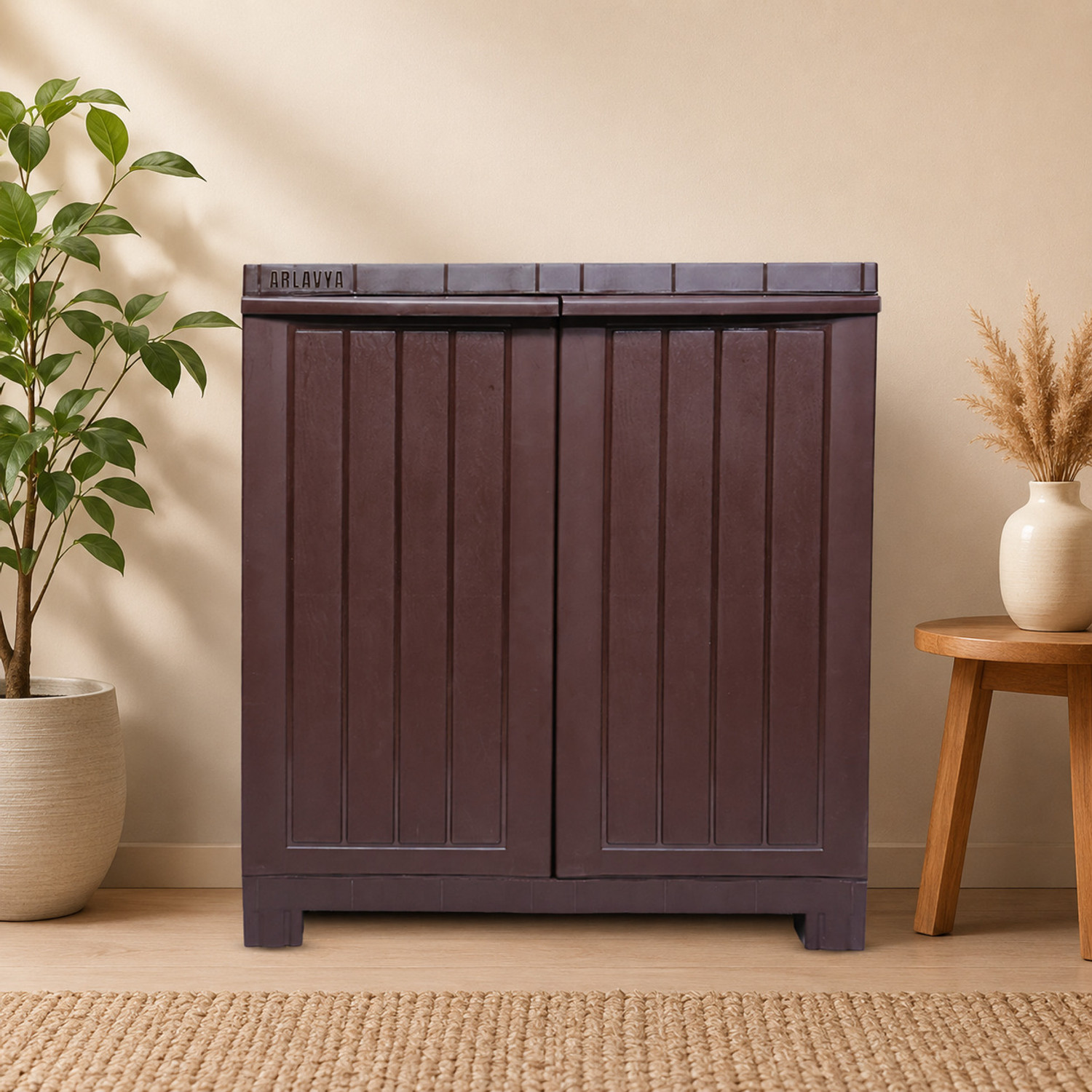 Image of ARLAVYA Premium Plastic Kitchen Cupboard | 1 Year Warranty | Modern Design | Plastic Kitchen Cabinet
