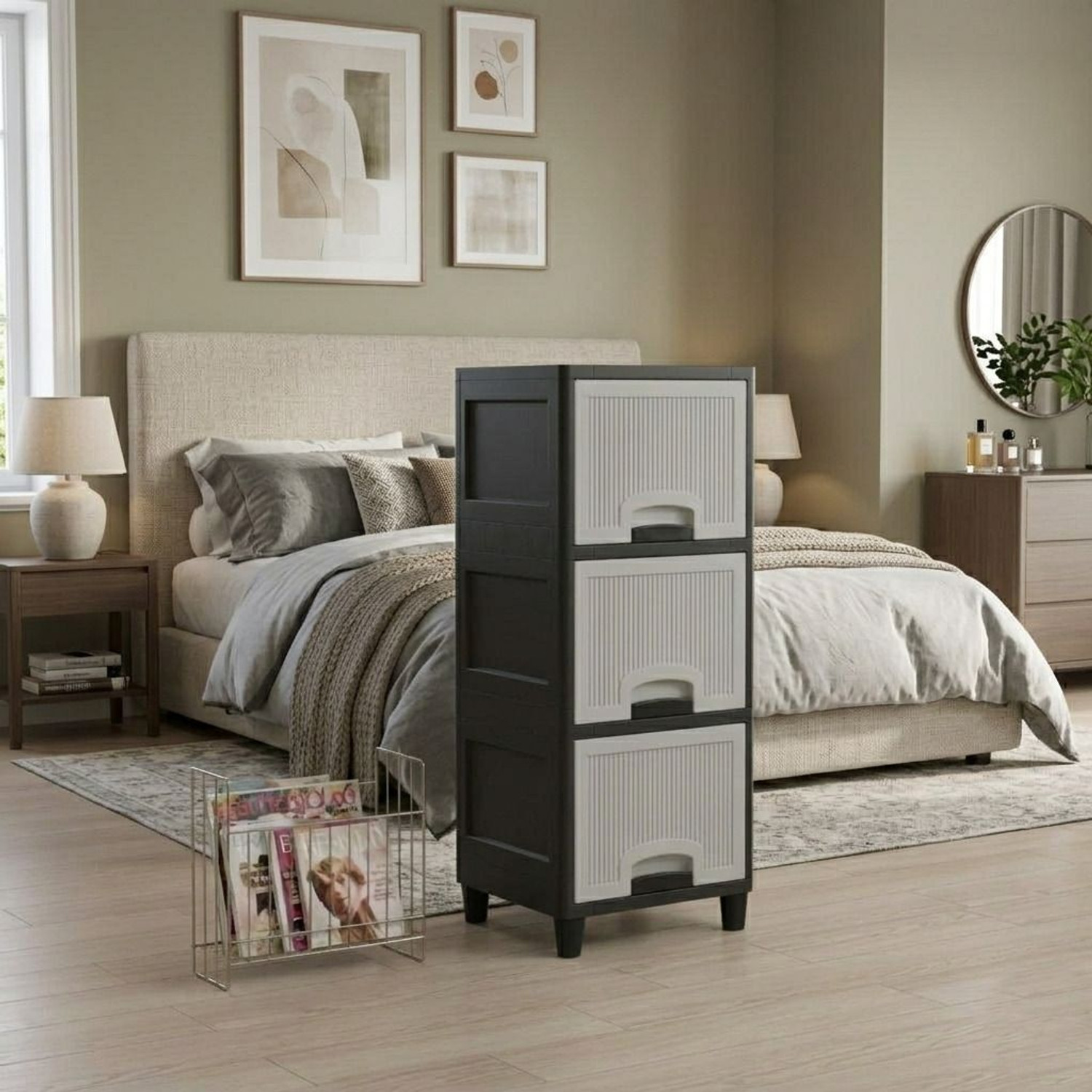 Image of MAXTID storage drawer Used in Kitchen for varous item Stored Plastic Kitchen Cabinet