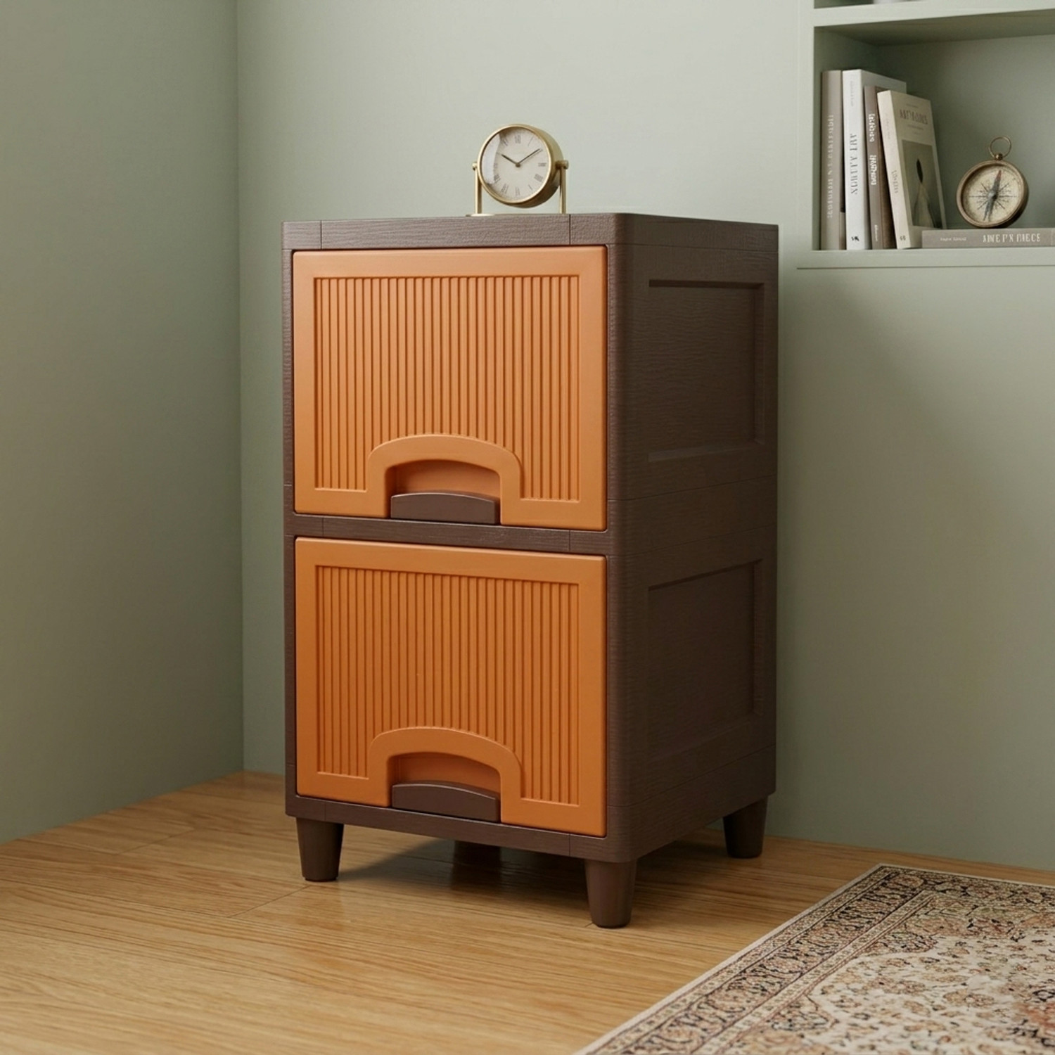 Image of Viseman multi layer Cabinet with Anti-Tilt Stable Base Plastic Kitchen Cabinet