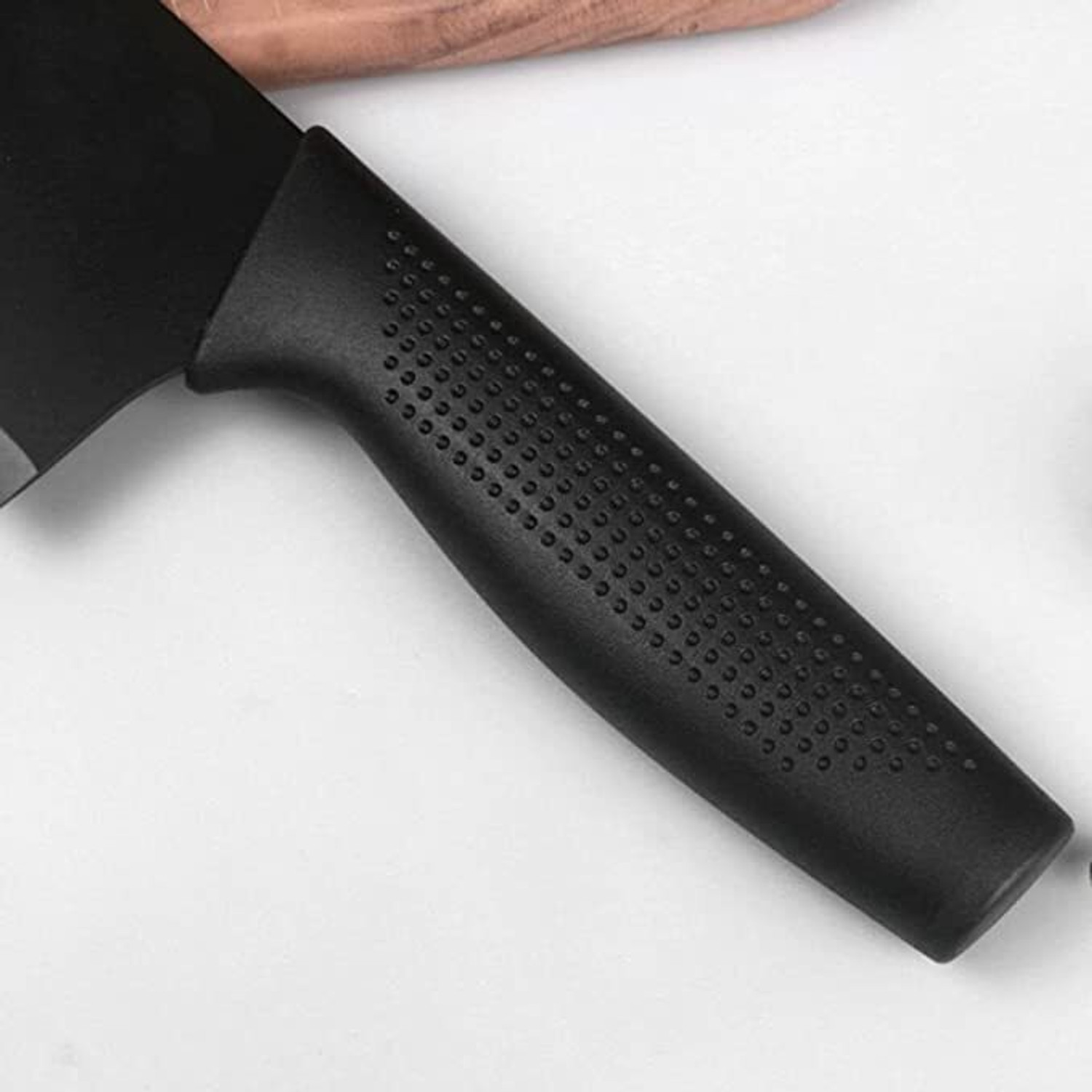 Image of YELONA 1 Pc Stainless Steel Knife Premium Black Vegetable, Meat Cleaver- Butcher Knife with Stainless Steel Handle