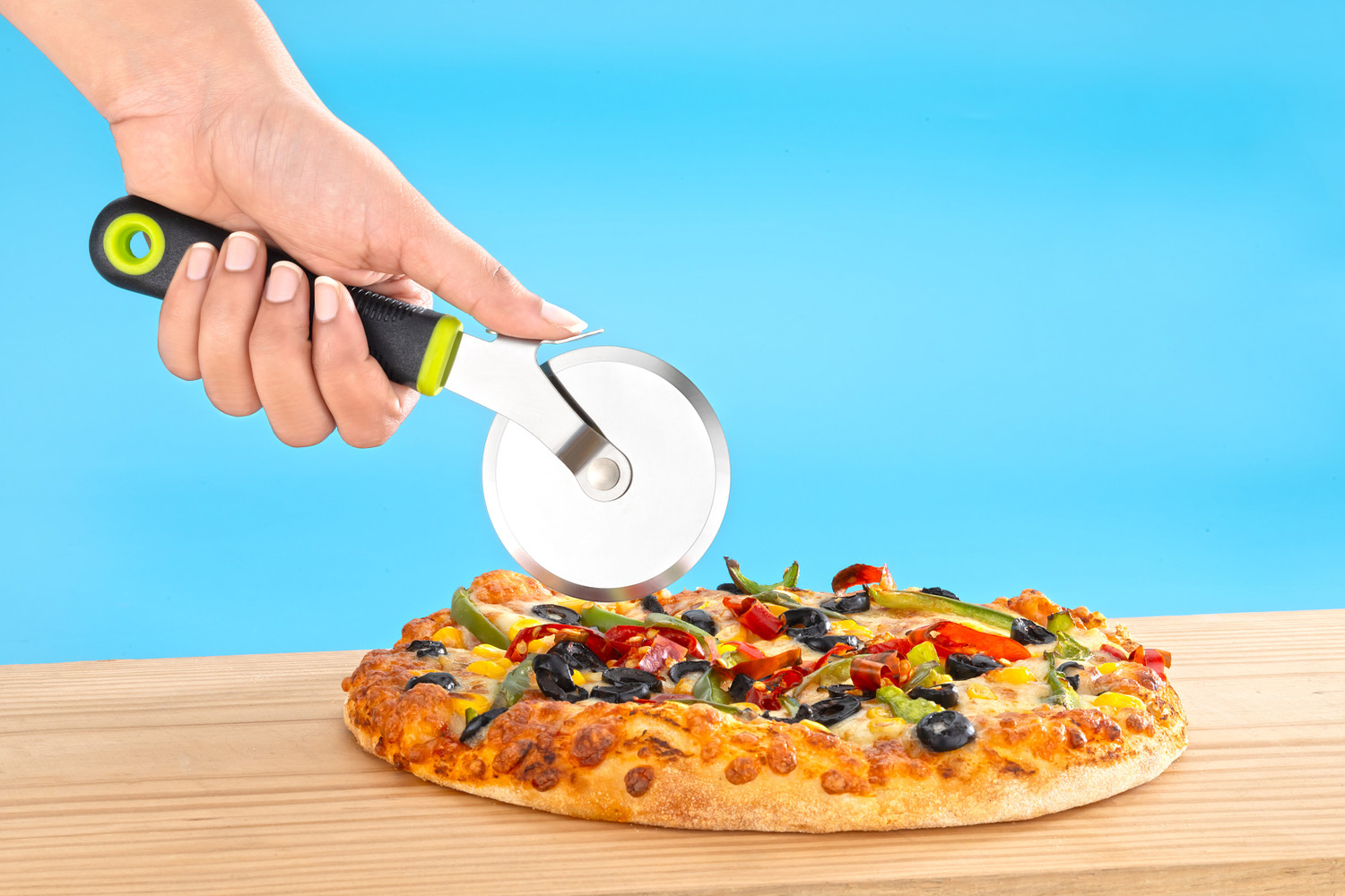 Image of Flipkart SmartBuy 6Pc Stainless Steel Kitchen Comfort combo of 4 Knife, 1 Peeler & 1 Pizza Cutter Kitchen Tool Set