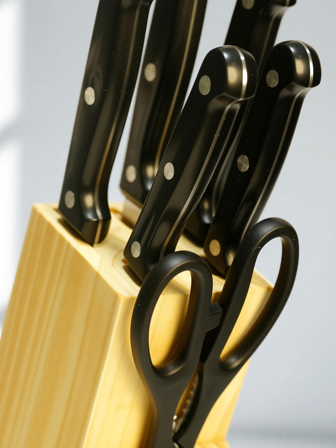 Image of SEIKEN 5 Pc Stainless Steel Knife Set
