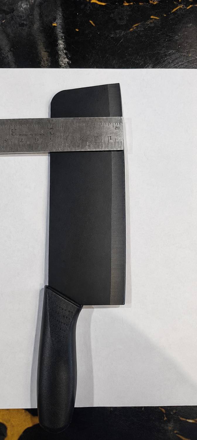 THUNDERFIT 3 Pc Black Stainless Steel Knife Set - Image 4