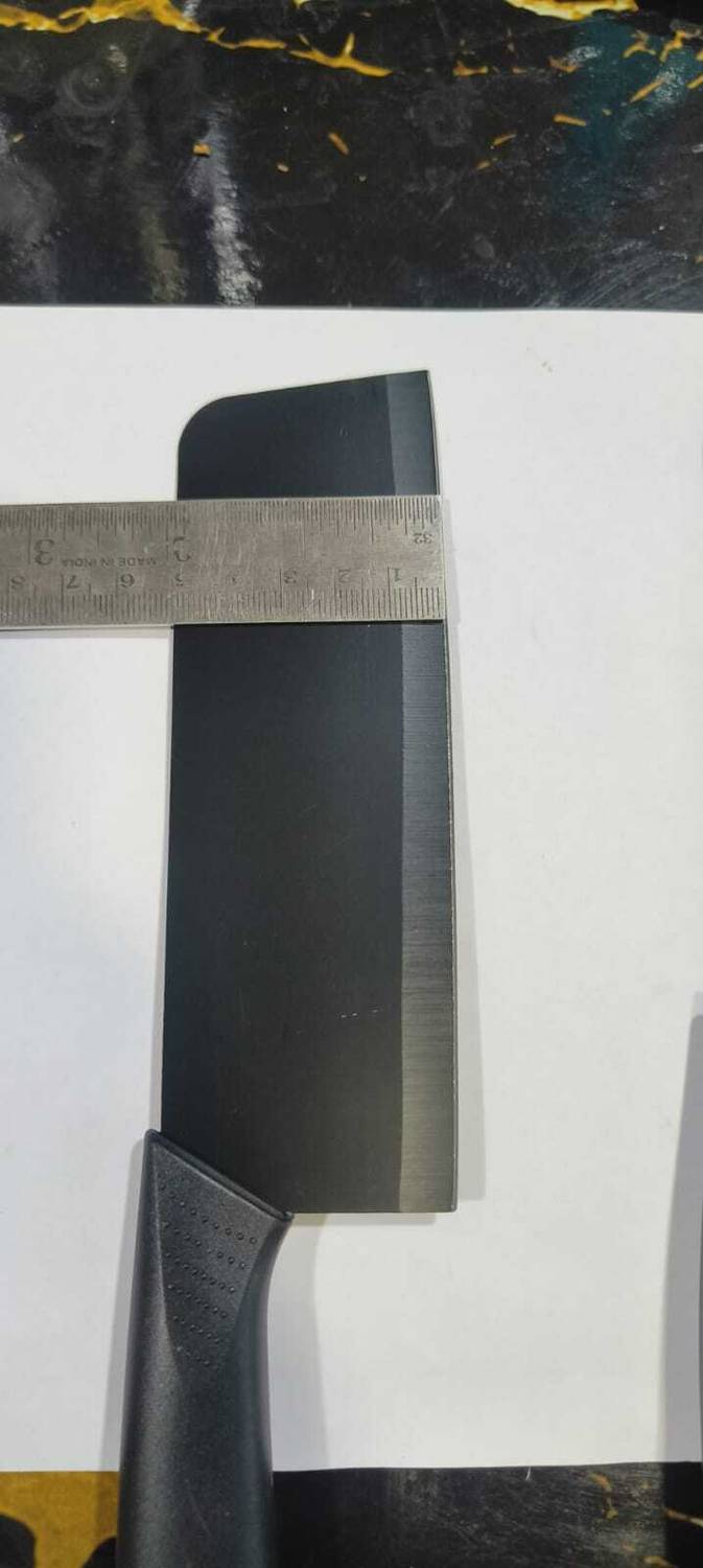 THUNDERFIT 3 Pc Black Stainless Steel Knife Set - Image 5