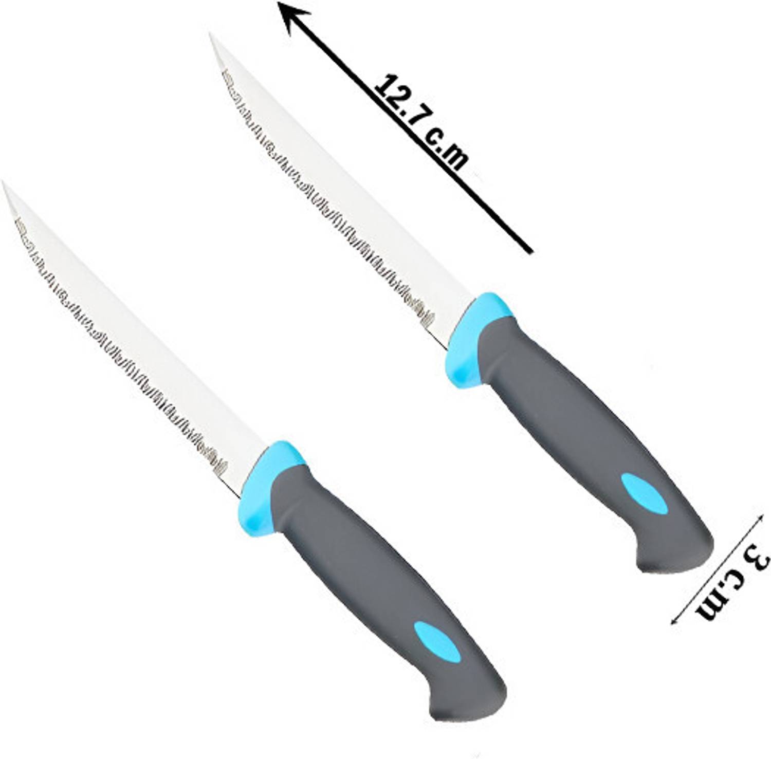 ZedZero 2 Pc Stainless Steel Knife Stainless Steel Classic Stick Blade Multipurpose Knife — Knives & Chopping Tools