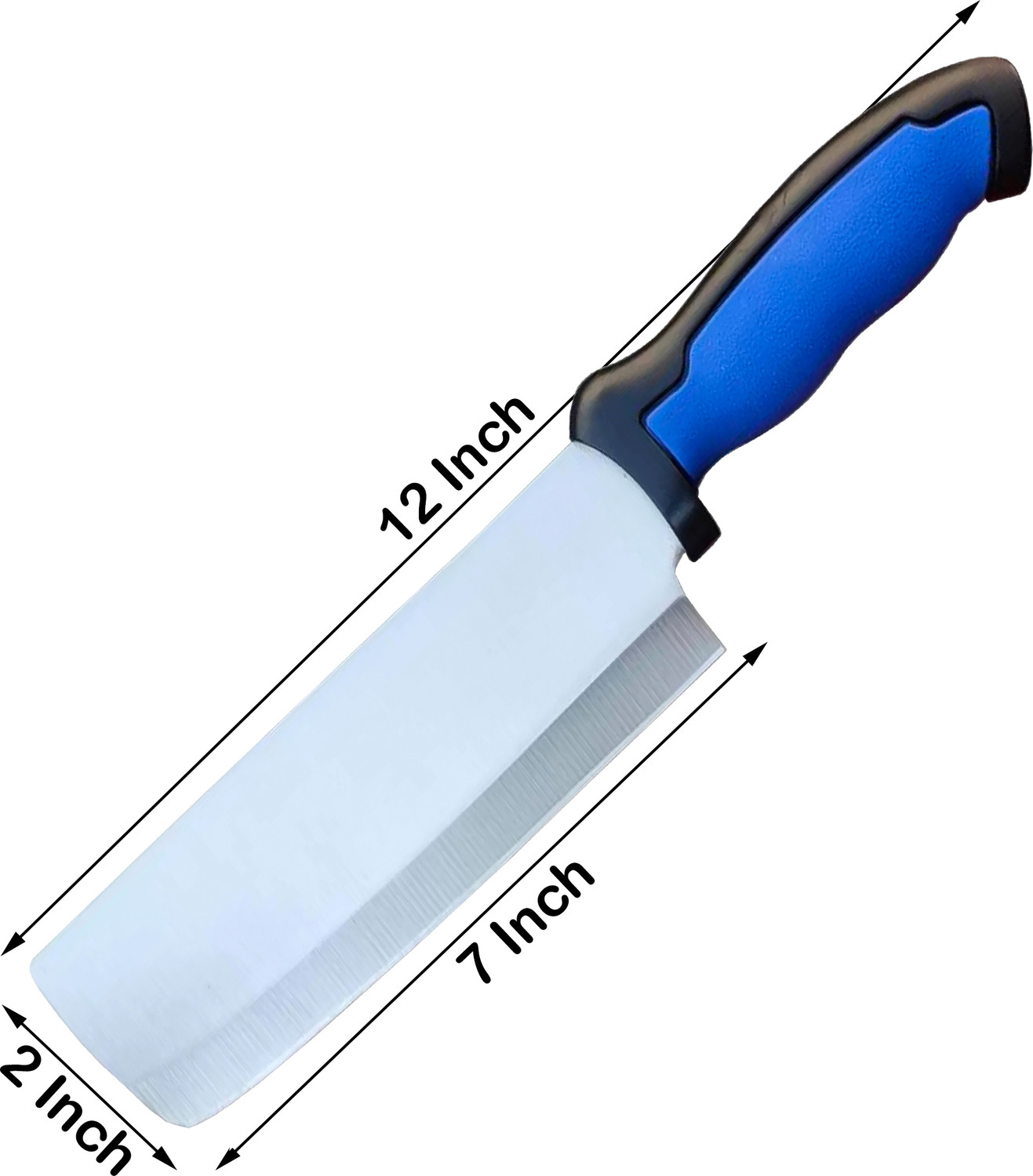 Image of Flipkart SmartBuy 1 Pc Stainless Steel Knife Multi-Purpose High Quality Heavy Stainless Steel Blade Lasting Sharp Professional Chef And Kitchen Knife 7x2 inches Knives for Cutting Fruits, Vegetable, Meat YG115