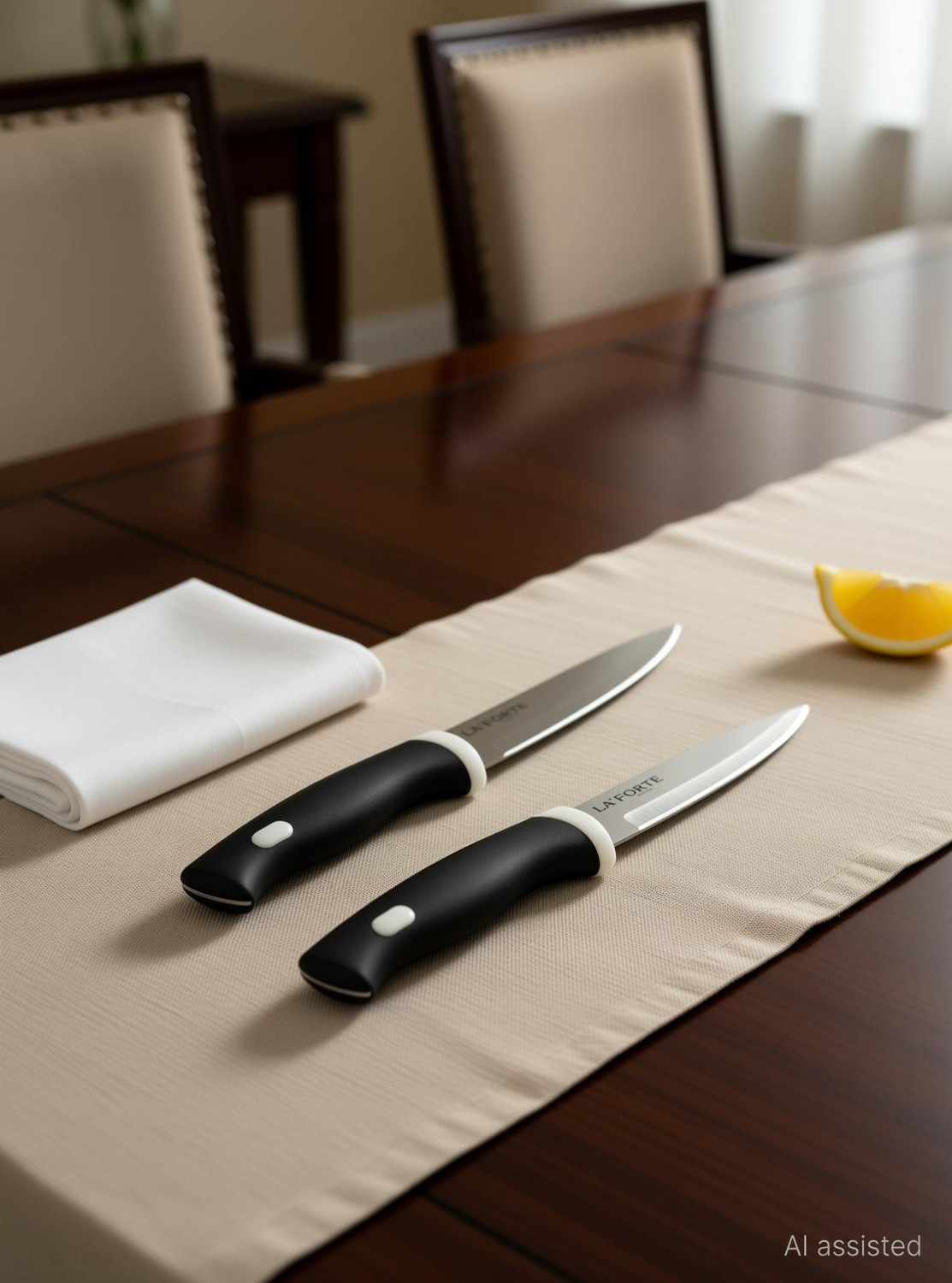 Image of LA'FORTE 3 Pc Stainless Steel Knife Set LAFPKS-003