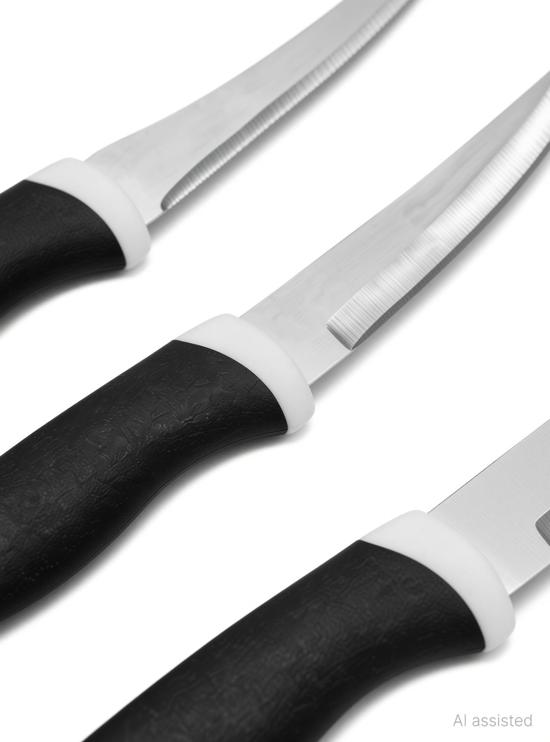 Image of LA'FORTE 3 Pc Stainless Steel Knife Set LAFPKS-003