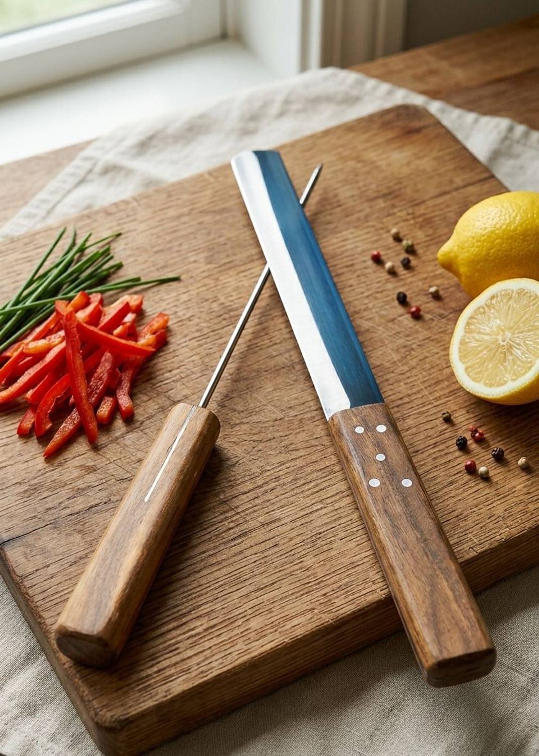 Aanchal Tejdhar 2 Pc Carbon Steel Knife Set Kitchen Knife | Hotel Knife | Fruit