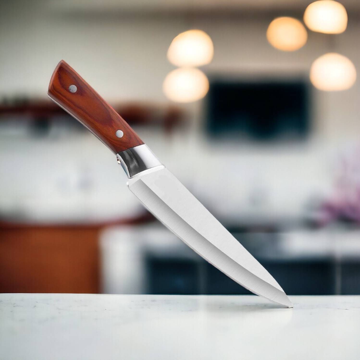 Captoola 1 Pc Stainless Steel Meat Knife with Pakka Handle - Image 1