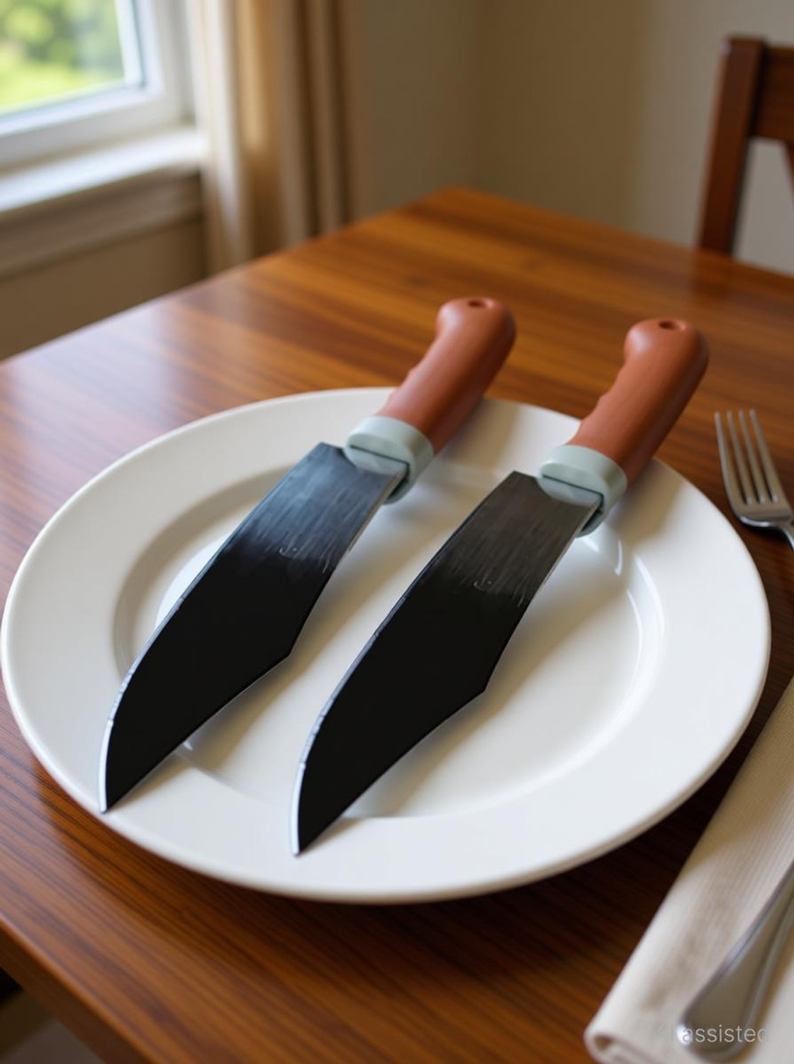 Image of Top Trick 2 Pc Stainless Steel, Plastic Knife Set
