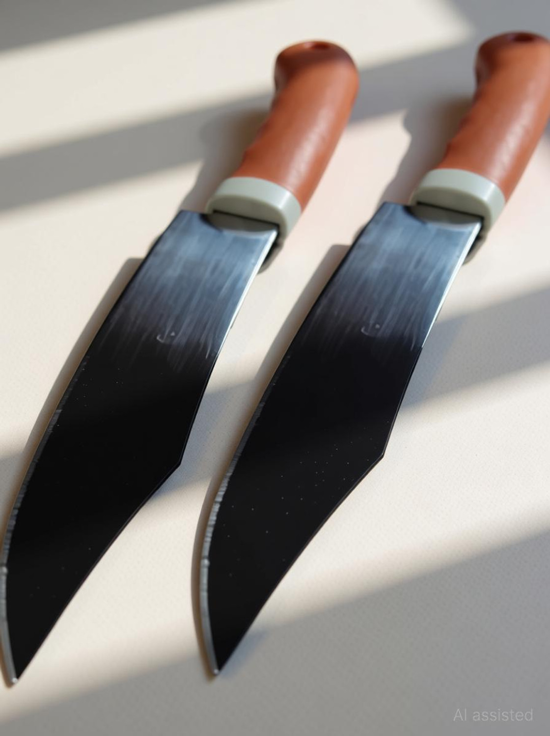 Image of Top Trick 2 Pc Stainless Steel, Plastic Knife Set