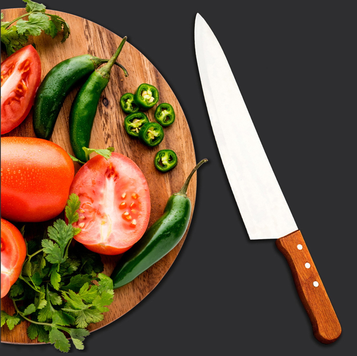 Image of Captoola 1 Pc Stainless Steel Knife Razor Sharp Multipurpose Chef's Knife Japanese Knife Kitchen Knife (Silver,1 Pc)