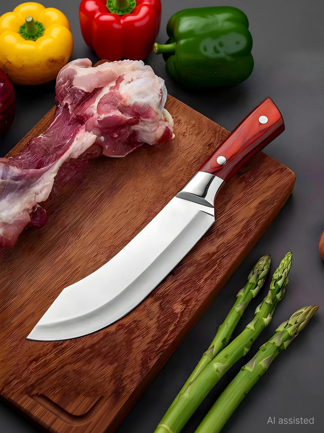 Image of Cathiya sales 1 Pc Stainless Steel Knife High Carbon Ultra Sharp Kitchen Knives For Paring Cutting Meat Vegetable Fruit