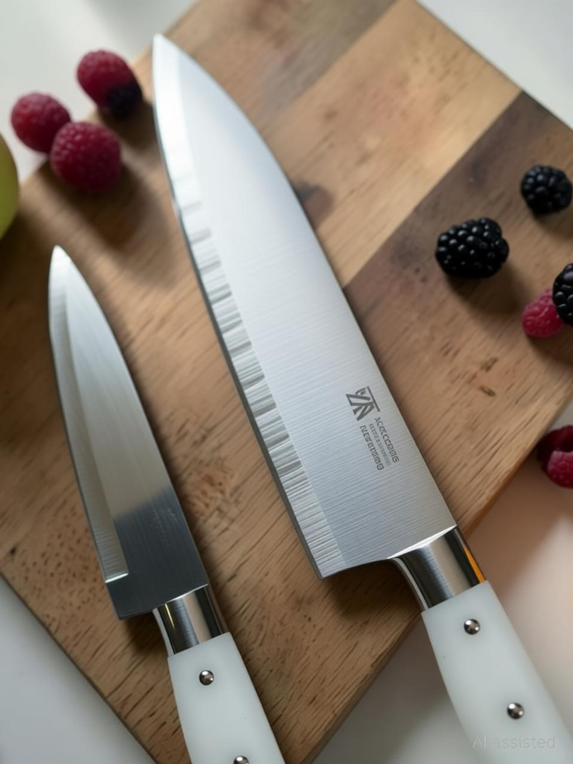 Image of AK ACCESSORIES 3 Pc Stainless Steel Knife Set chaku Complete solutions to all your Kitchen Vegetable Cutting and Chopping