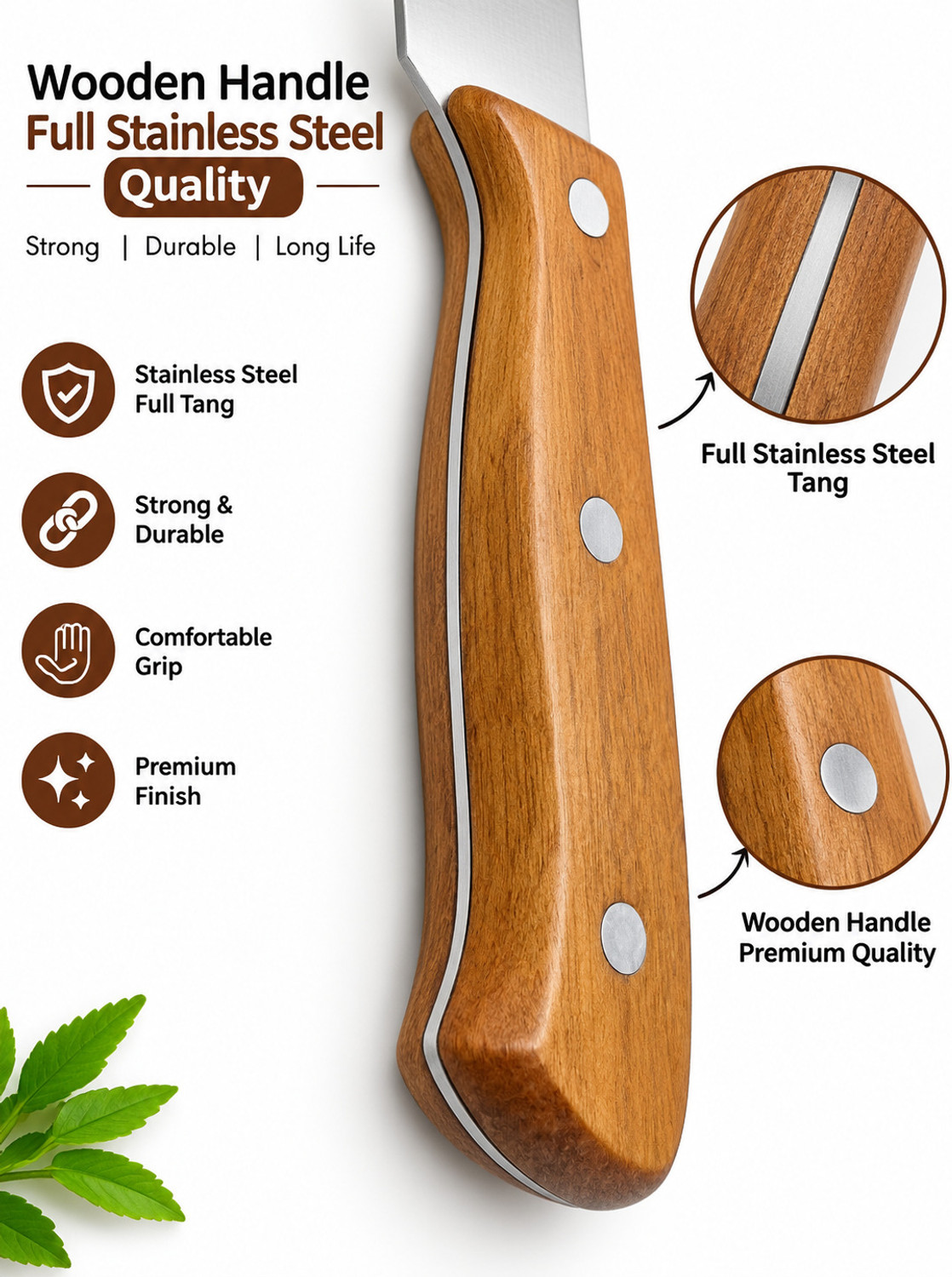 Image of GEF ENTERPRISES 2 Pc Stainless Steel Knife Knife 60