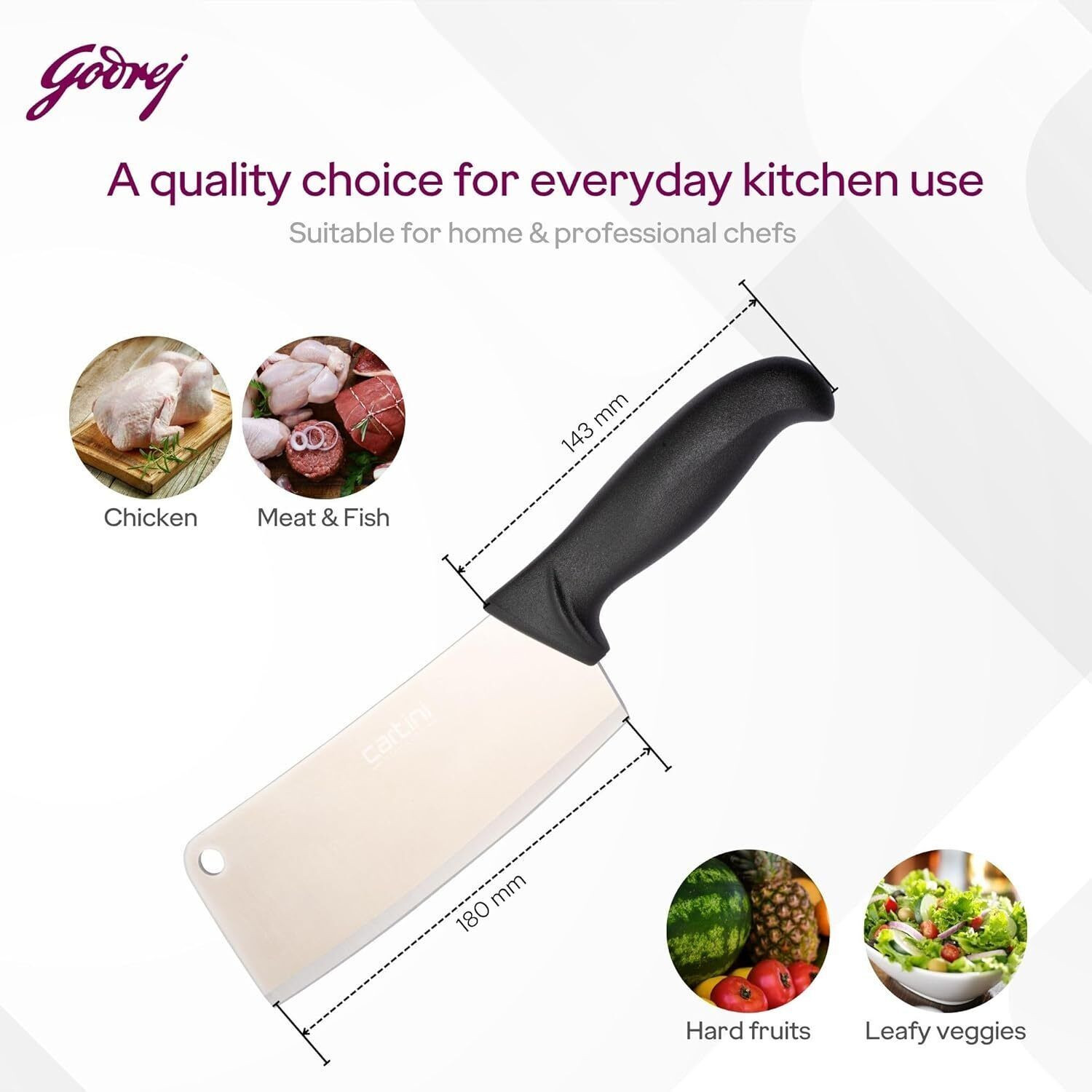 Image of Cartini 1 Pc Stainless Steel Knife Cartini Kitchen Knife