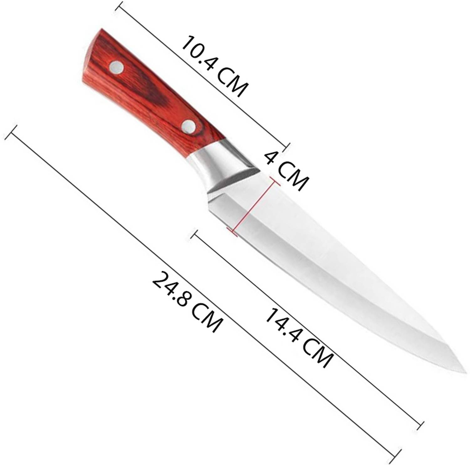 Captoola 1 Pc Stainless Steel Meat Knife with Pakka Handle - Image 5