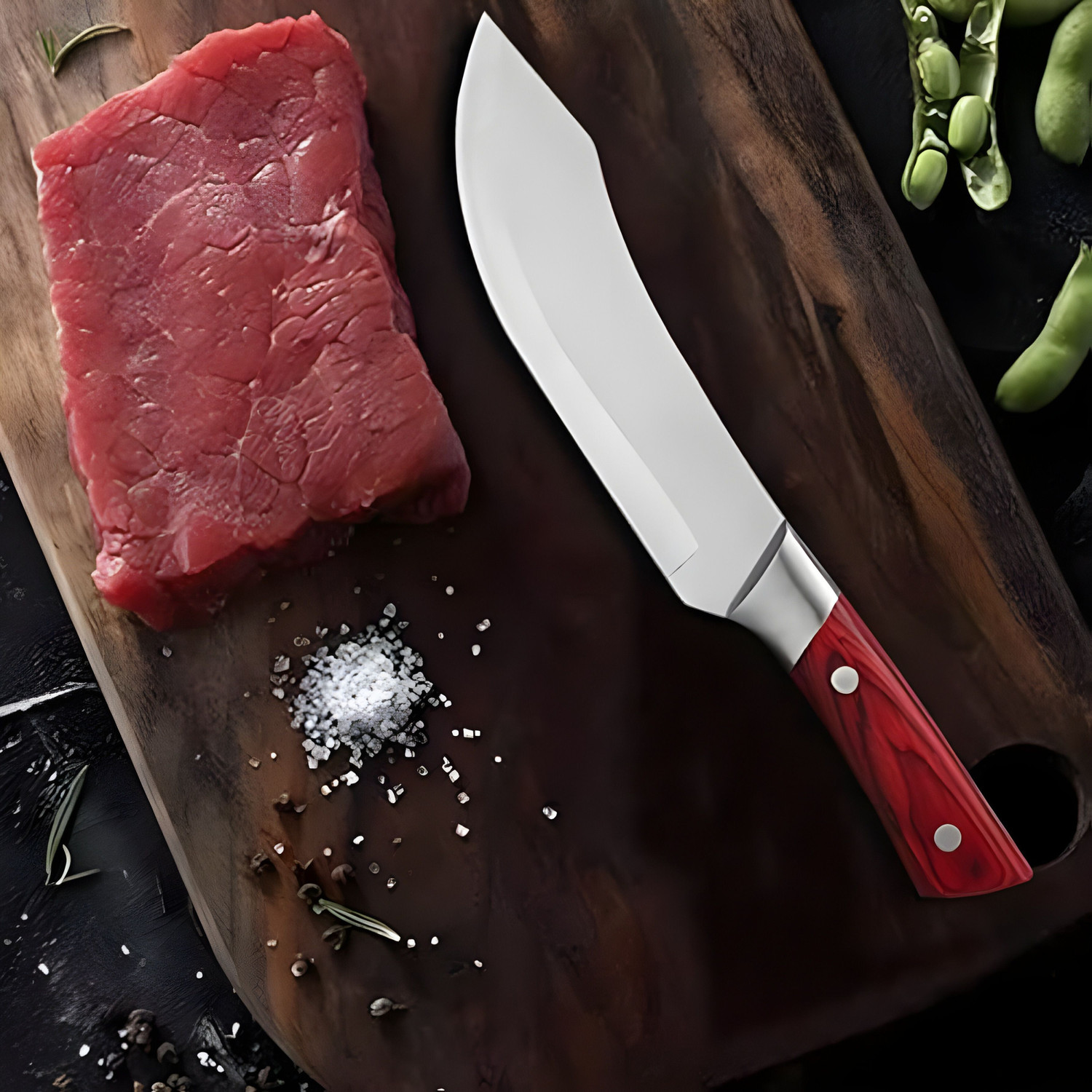 Image of Cathiya sales 1 Pc Stainless Steel Knife High Carbon Ultra Sharp Kitchen Knives For Paring Cutting Meat Vegetable Fruit