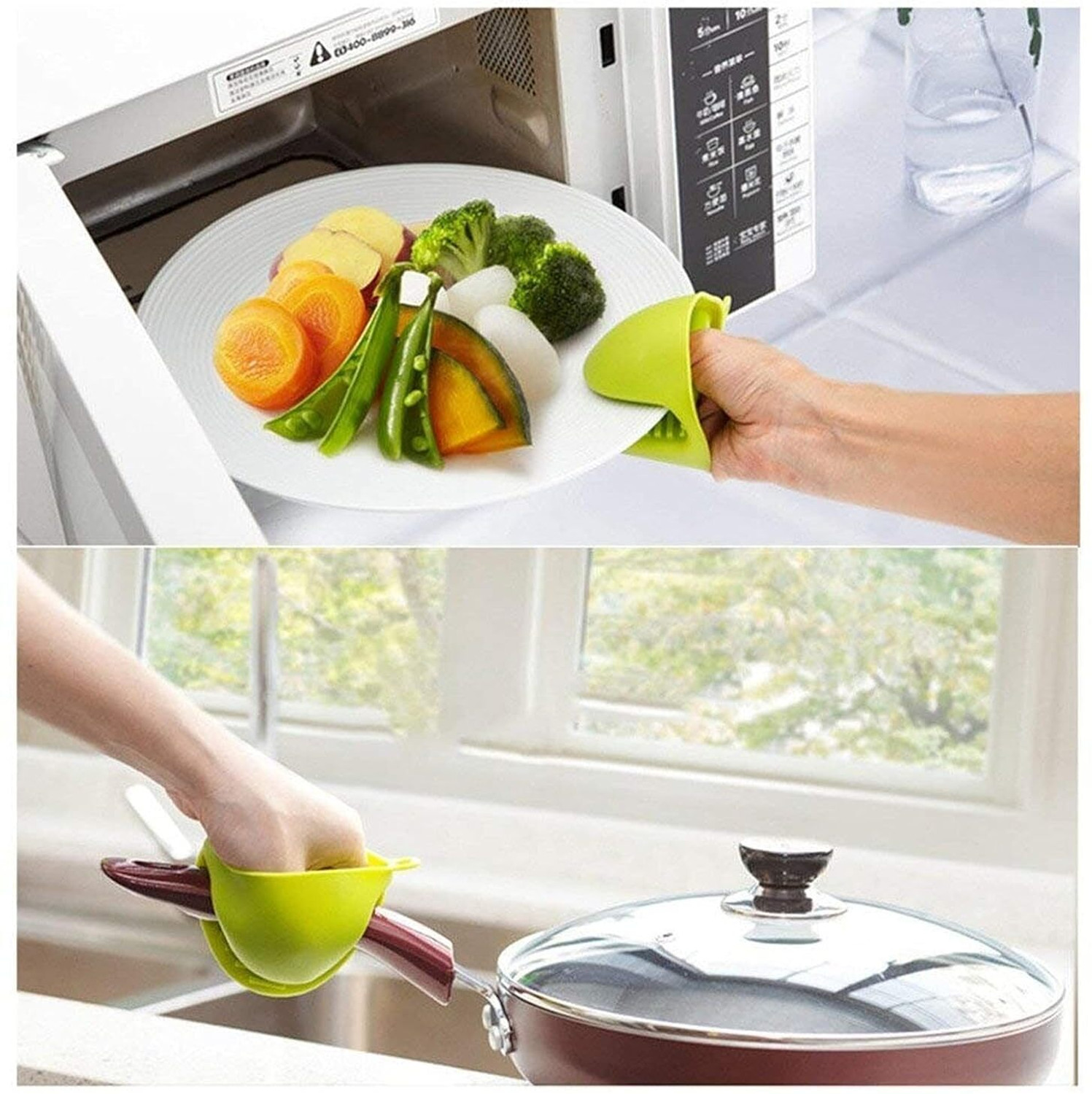 Image of We four Multicolor Silicon Kitchen Linen Set