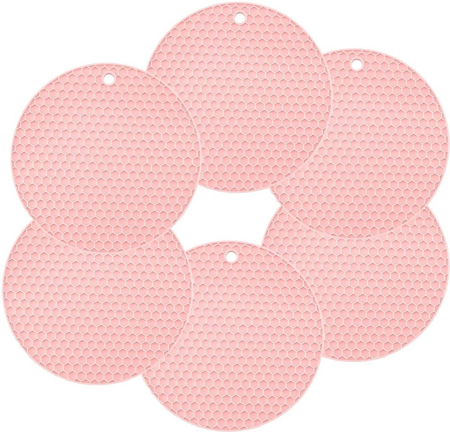 ADMONITION Pink Silicon Kitchen Linen Set
