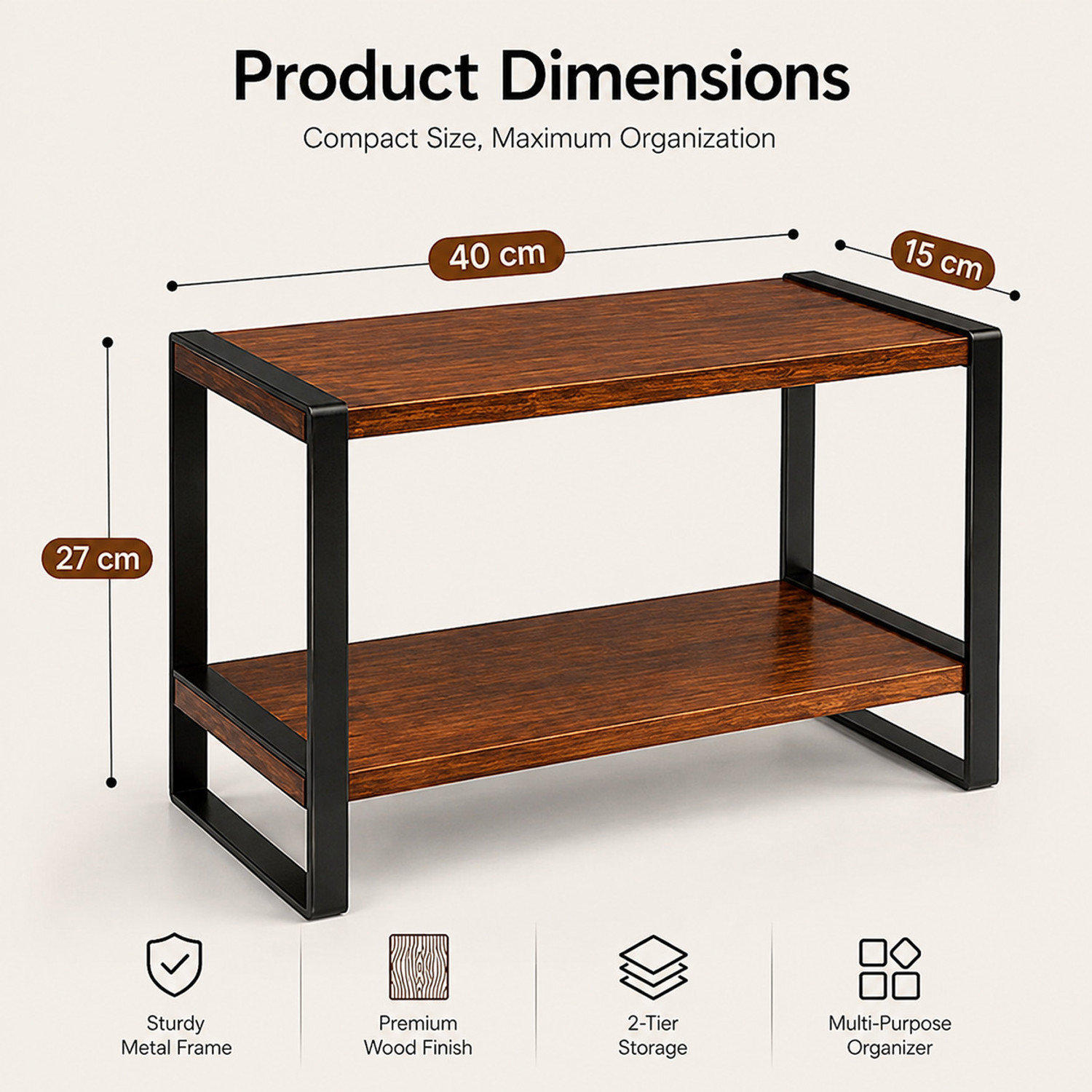 Image of FUTURE GENERATION V GROUP Cutlery Kitchen Rack Iron spice rack shelf